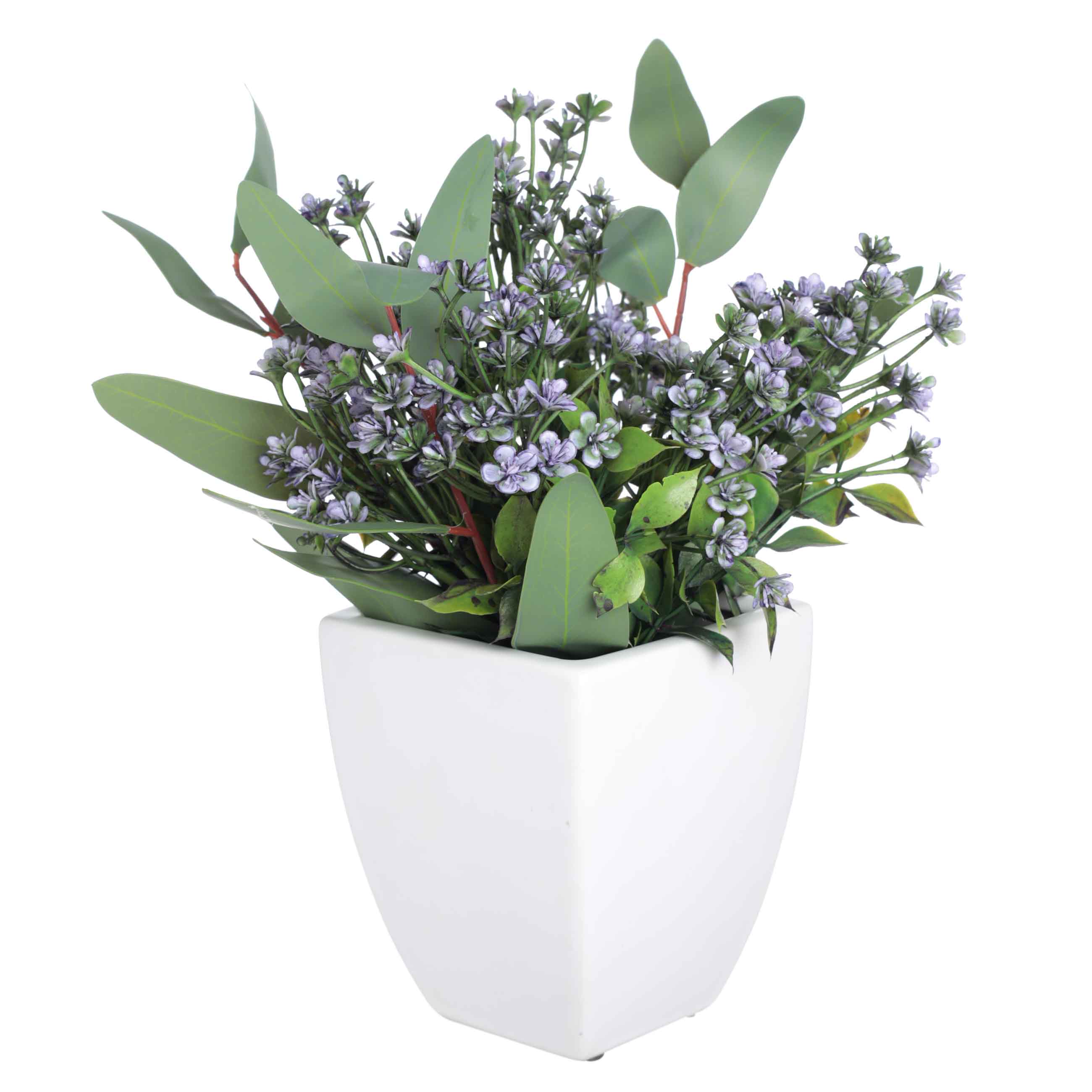 Растение искусственное, 27 см, в горшке, пластик/ПВХ, Фиолетовые цветы, Pot garden изображение № 2