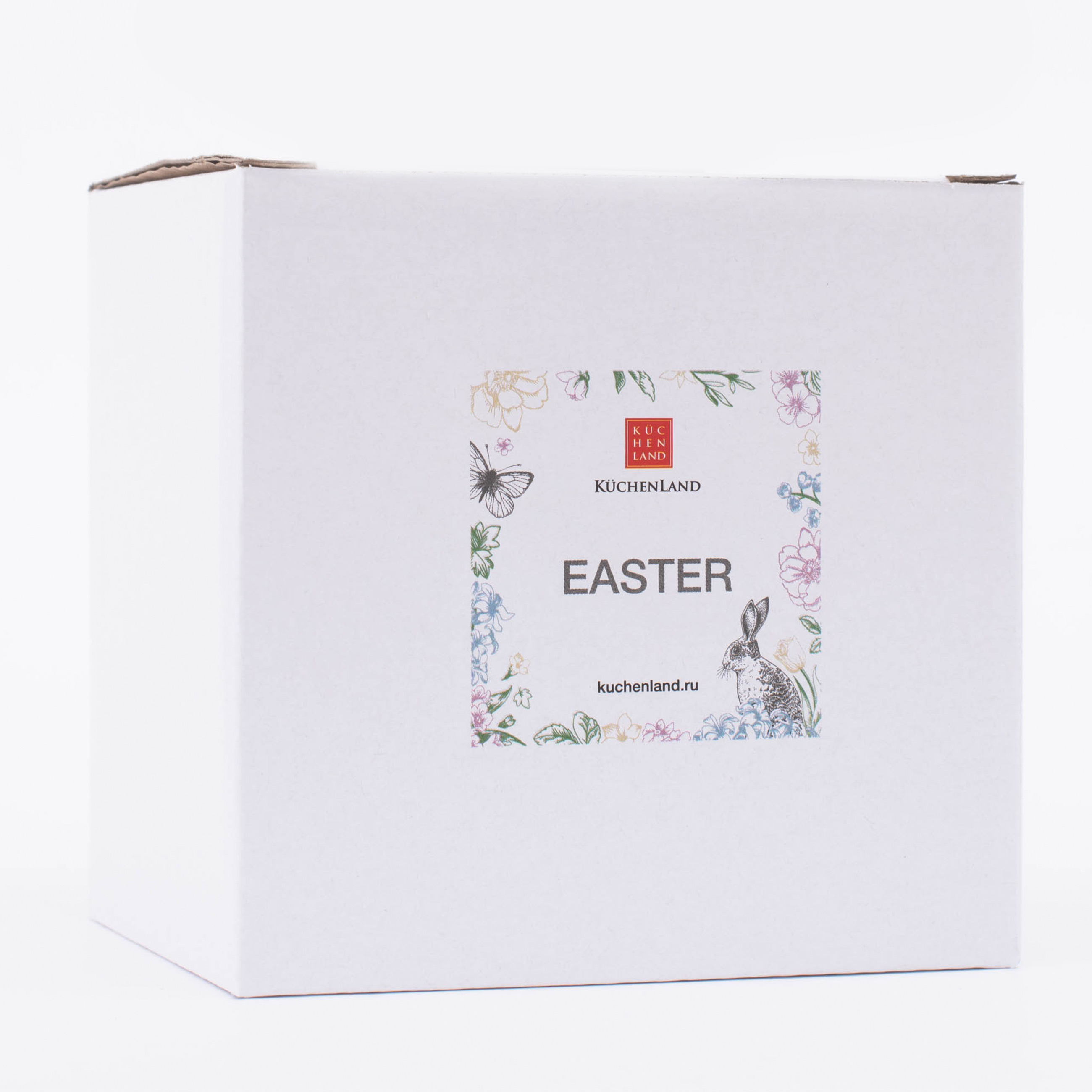 Кружка, 330 мл, керамика, белая, Кролик в цветах, Easter изображение № 6