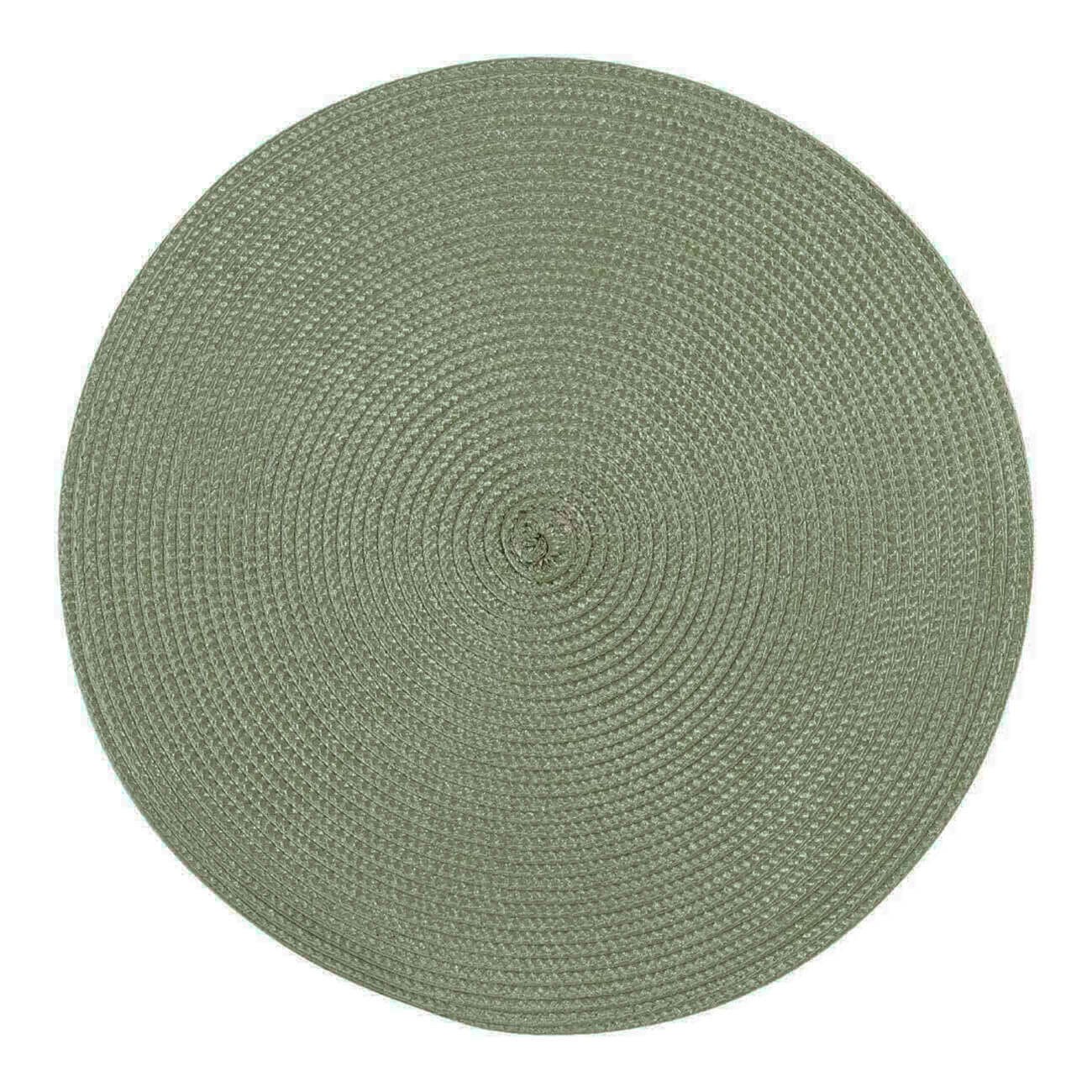 Салфетка под приборы, 38 см, полипропилен/ПЭТ, круглая, зеленая, Circle салфетка микрофибра raccoon