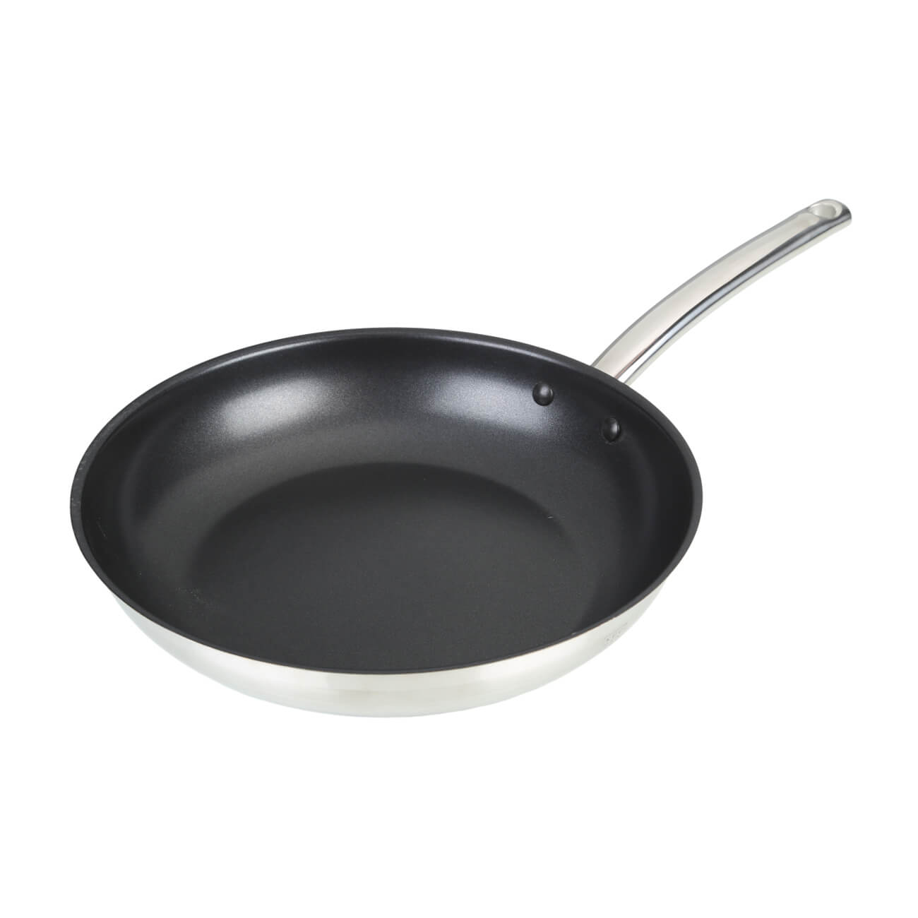 Сковорода, 24 см, с покрытием, сталь, Silver Stone кухонная мойка granula ks 6045u с дозатором и ролл матом сталь сатин