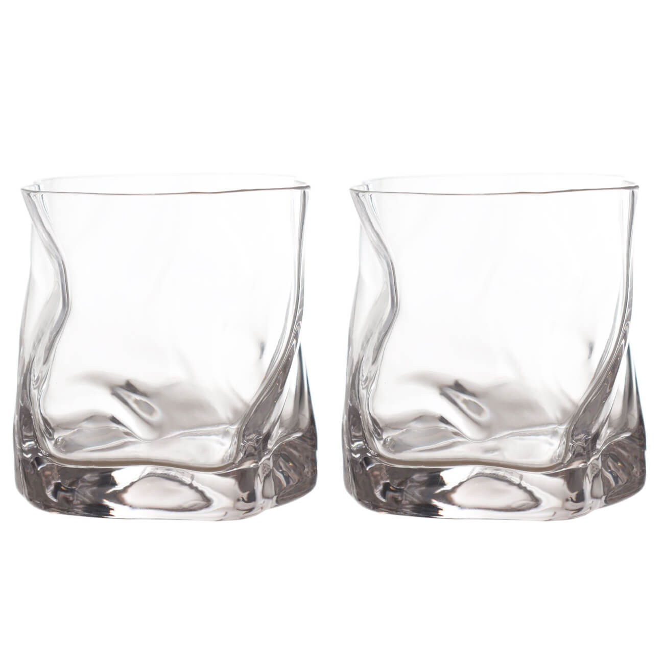 Стакан для виски, 245 мл, 2 шт, стекло, Slalom набор для виски 2 перс 6 пр стаканы кубики стекло стеатит кракелюр ice