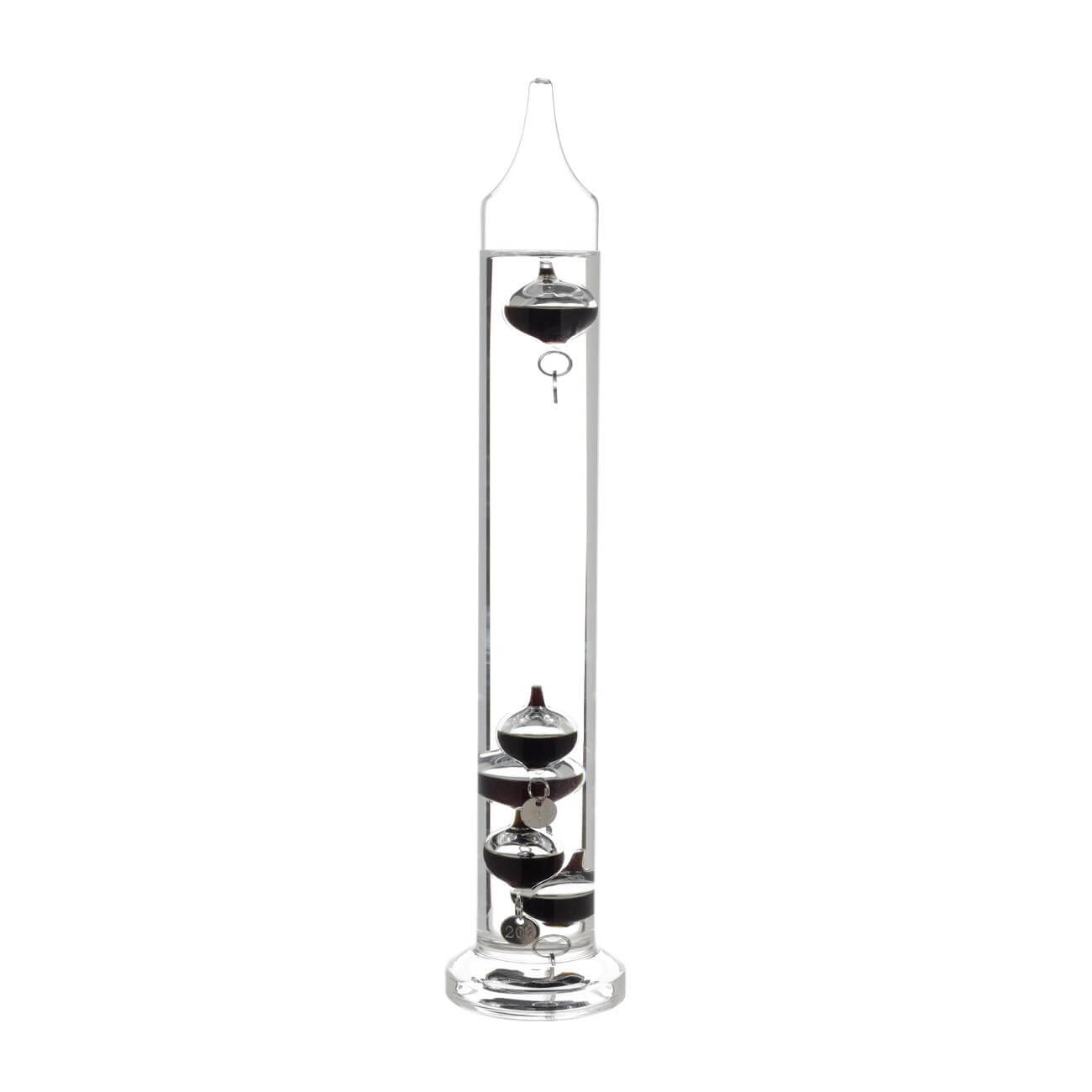 Термометр Галилея, 28 см, 5 сосудов-буйков, стекло, Discovery термометр для холодильников