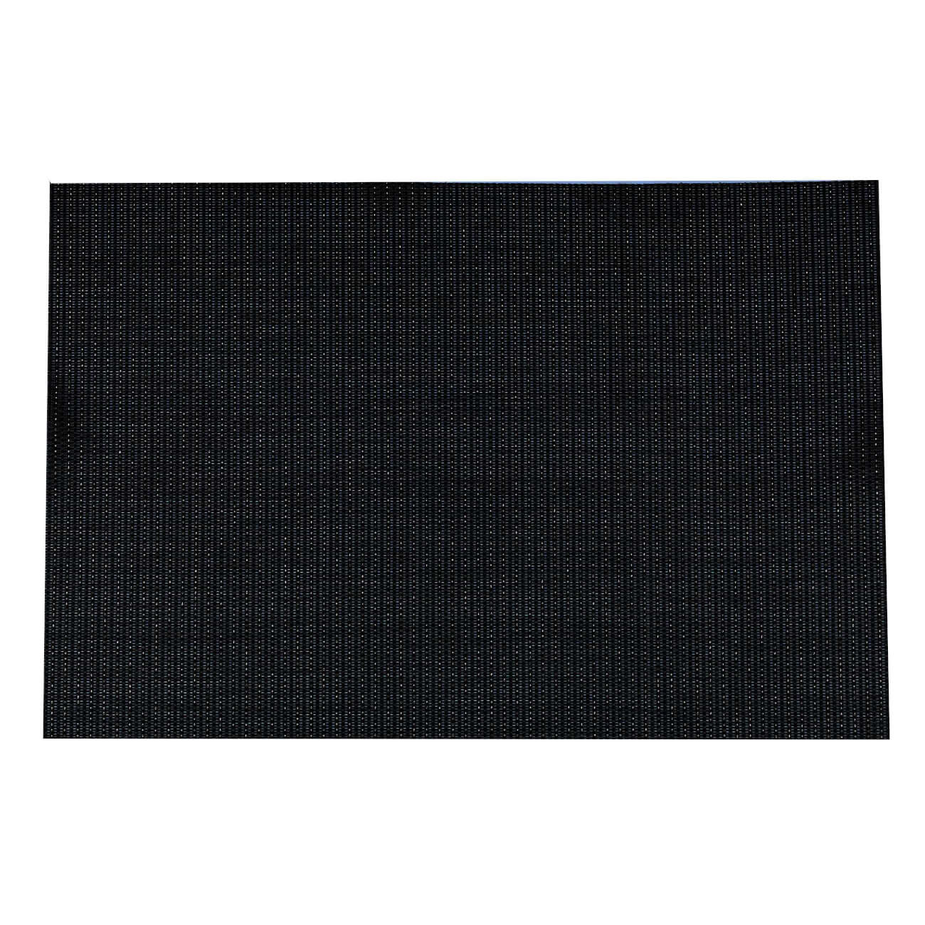 Салфетка под приборы, 30х45 см, ПВХ, прямоугольная, черная, Золотистая нить, Solid салфетка под приборы 38 см пвх круглая черная azhur grid