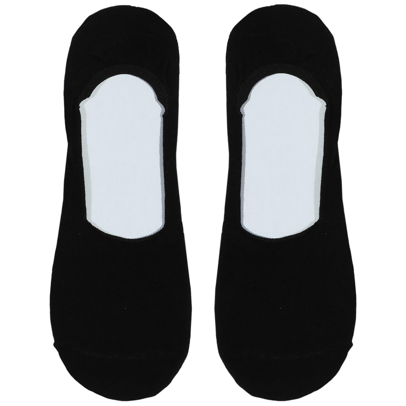 Носки-следки мужские, р. 39-42, хлопок/полиэстер, черные, Basic носки для мужчин diwari classic 007 черные р 29 5с 08 сп