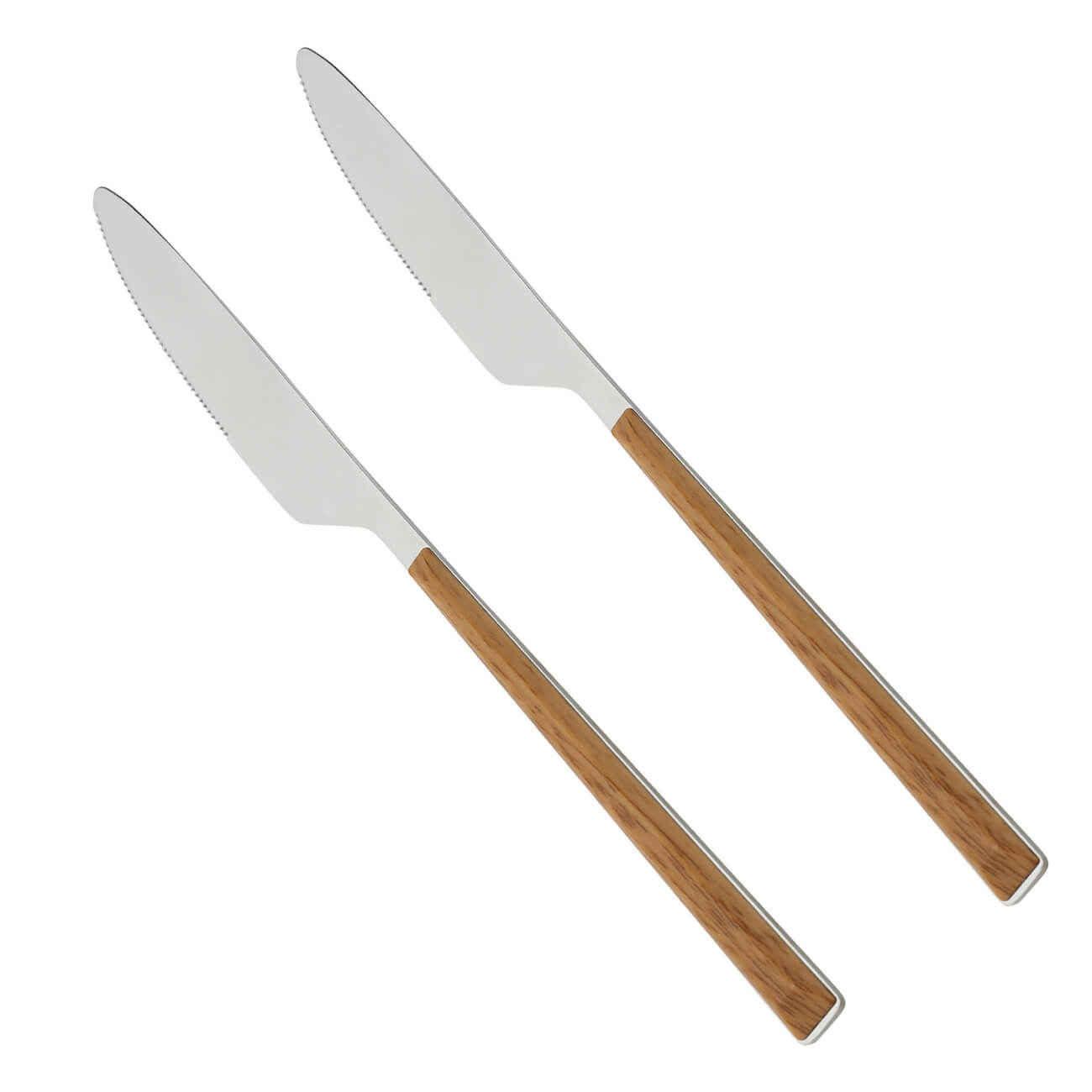 Нож столовый, 2 шт, сталь/пластик, коричневый, Prague смеситель для кухни рмс с картриджем нержавеющая сталь sus124 017f