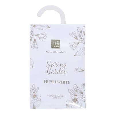 Саше ароматическое, 10х19 см, подвесное, Spring Garden, Fresh white