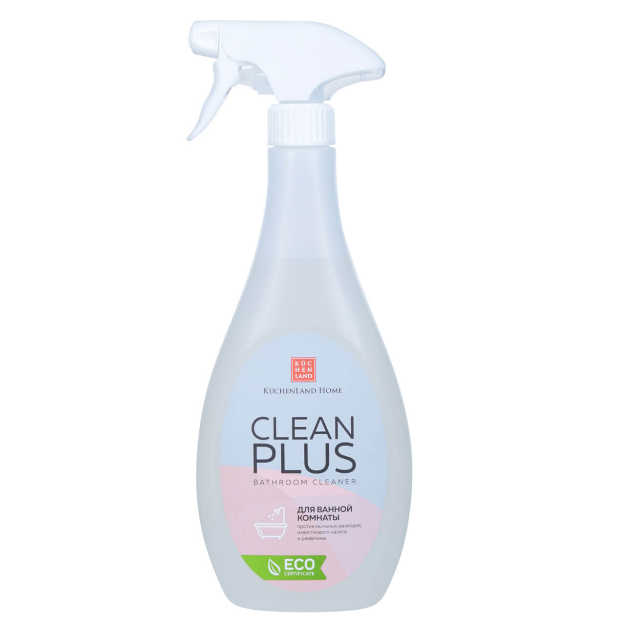 Средство для чистки ванной комнаты, 500 мл, Clean plus моющее средство для роботов пылесосов robomini clean