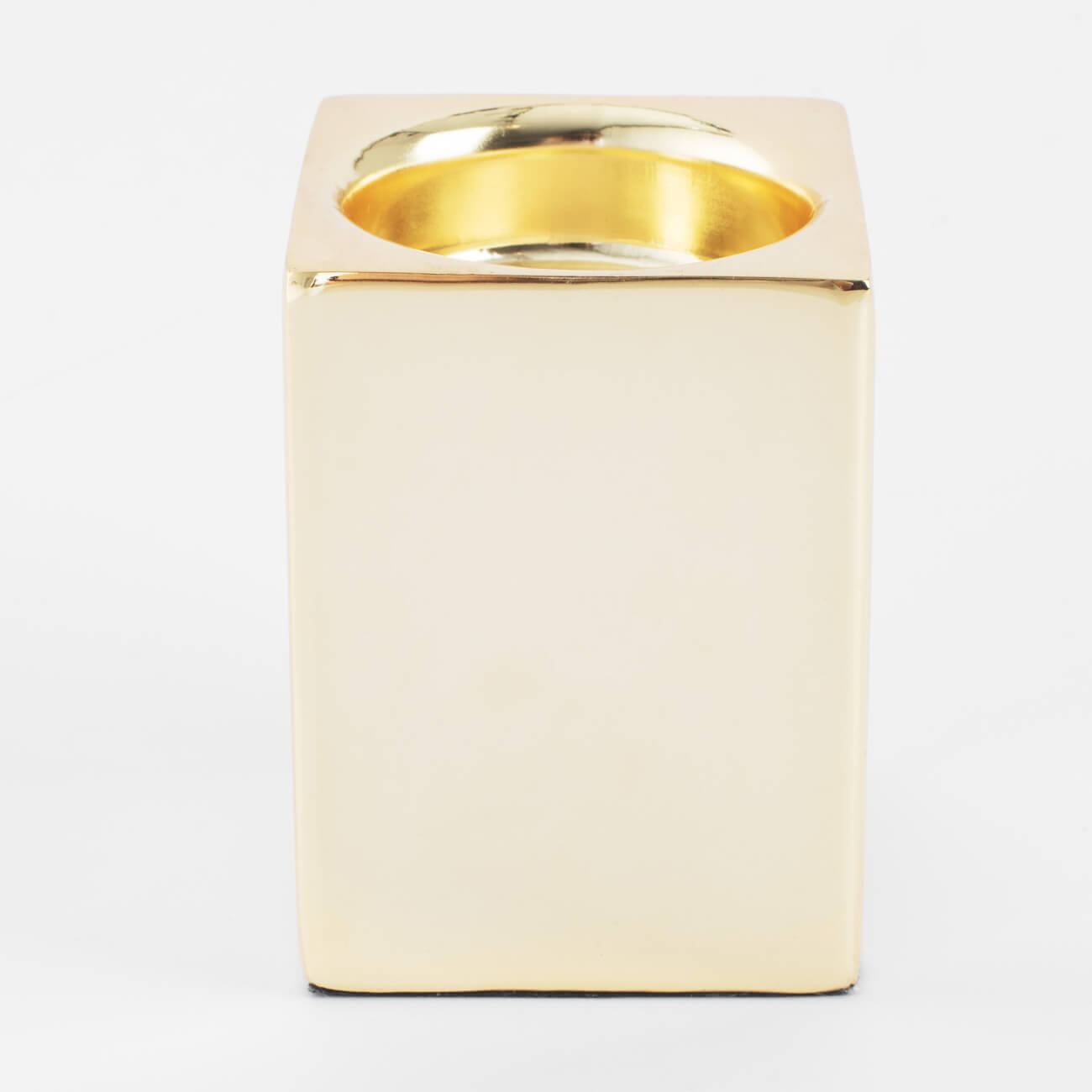 Подсвечник, 7 см, для чайной свечи, металл, золотистый, Fantastic gold подсвечник бейзик 18 см 2 штуки