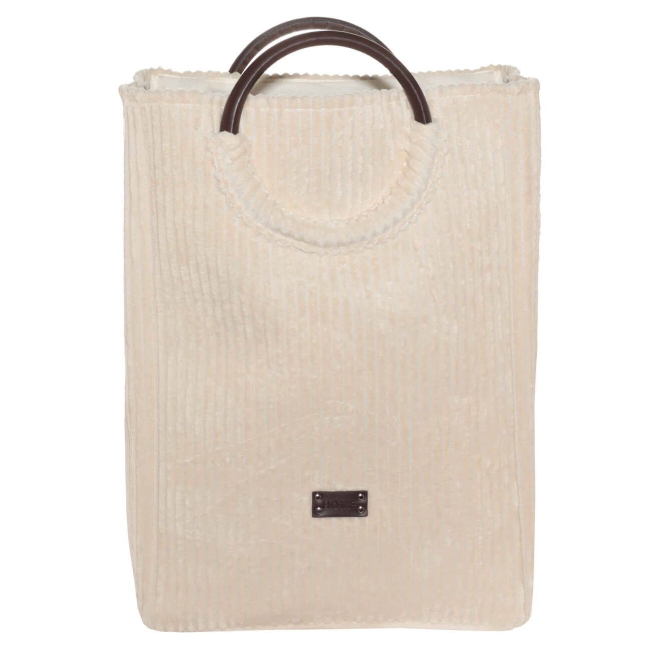 Сумка для хранения белья, 35х50 см, с ручками, вельвет/искусственная кожа, бежевая, Moire сумка wandrd tech bag small бежевая tp sm yt 2