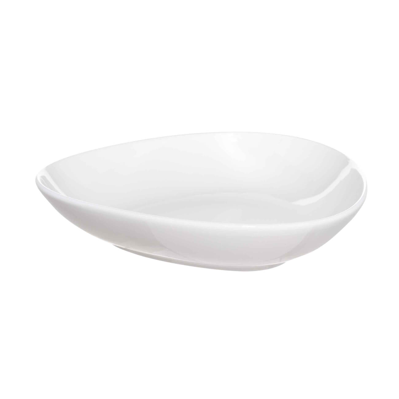Тарелка суповая, 22х5 см, фарфор P, белая, Synergy - фото 1