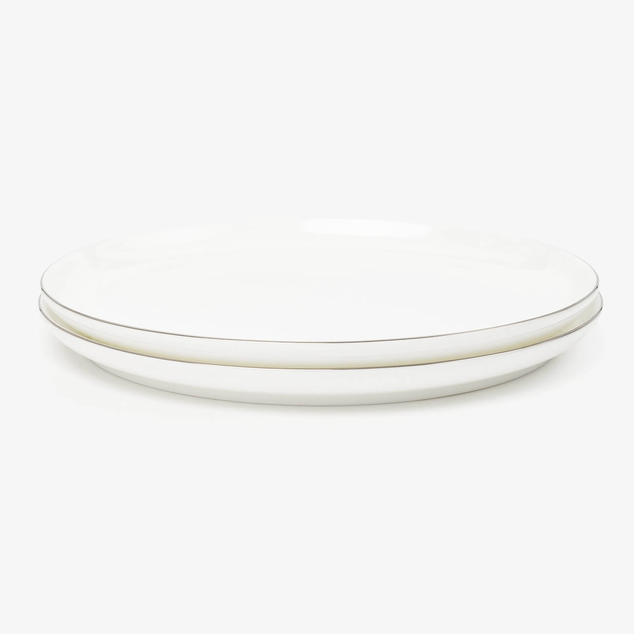 Тарелка закусочная, 24 см, 2 шт, фарфор F, Antarctica тарелка одноразовая для десерта 6 шт 170 мл юпласт юнаб2028