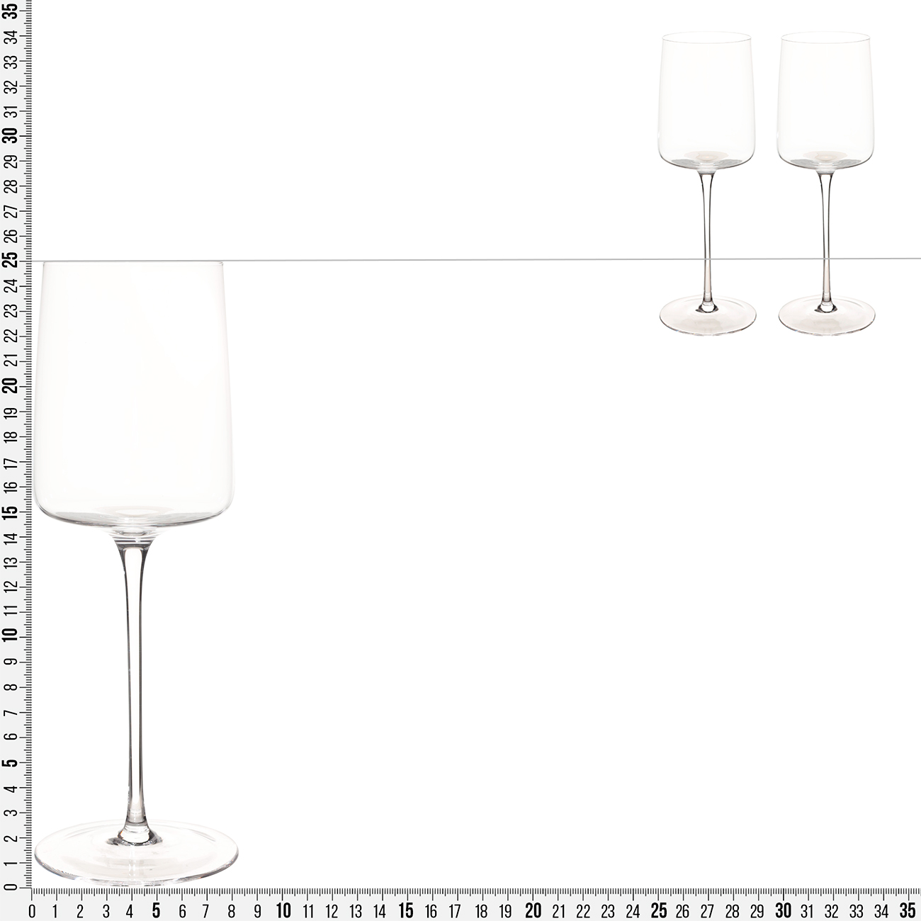 Бокал для вина, 500 мл, 2 шт, стекло, Lienza изображение № 4