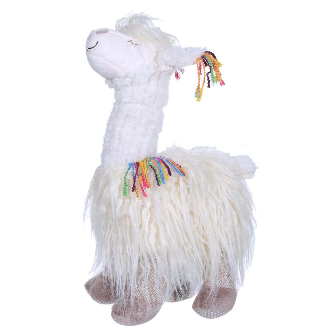 Игрушка декоративная, 34 см, полиэстер, мягкая, Лама, Lama игрушка 49 см мягкая полиэстер бело бежевая лама lama
