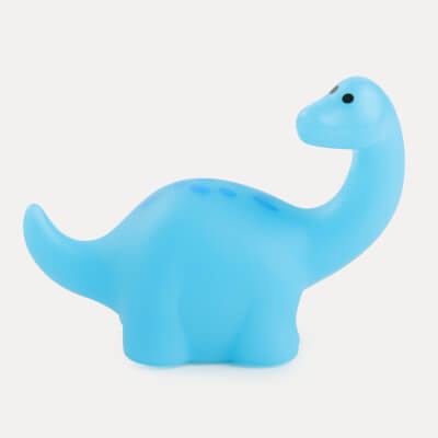 Игрушка для купания, 7х8х4 см, с подсветкой, пластик, зеленая, Динозавр, Dino