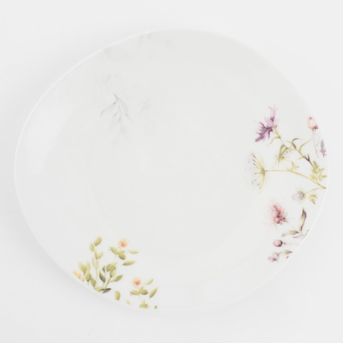 Тарелка десертная, 15 см, фарфор P, белая, Цветы, Wild flowers тарелка для пасты portmeirion газания 20 см