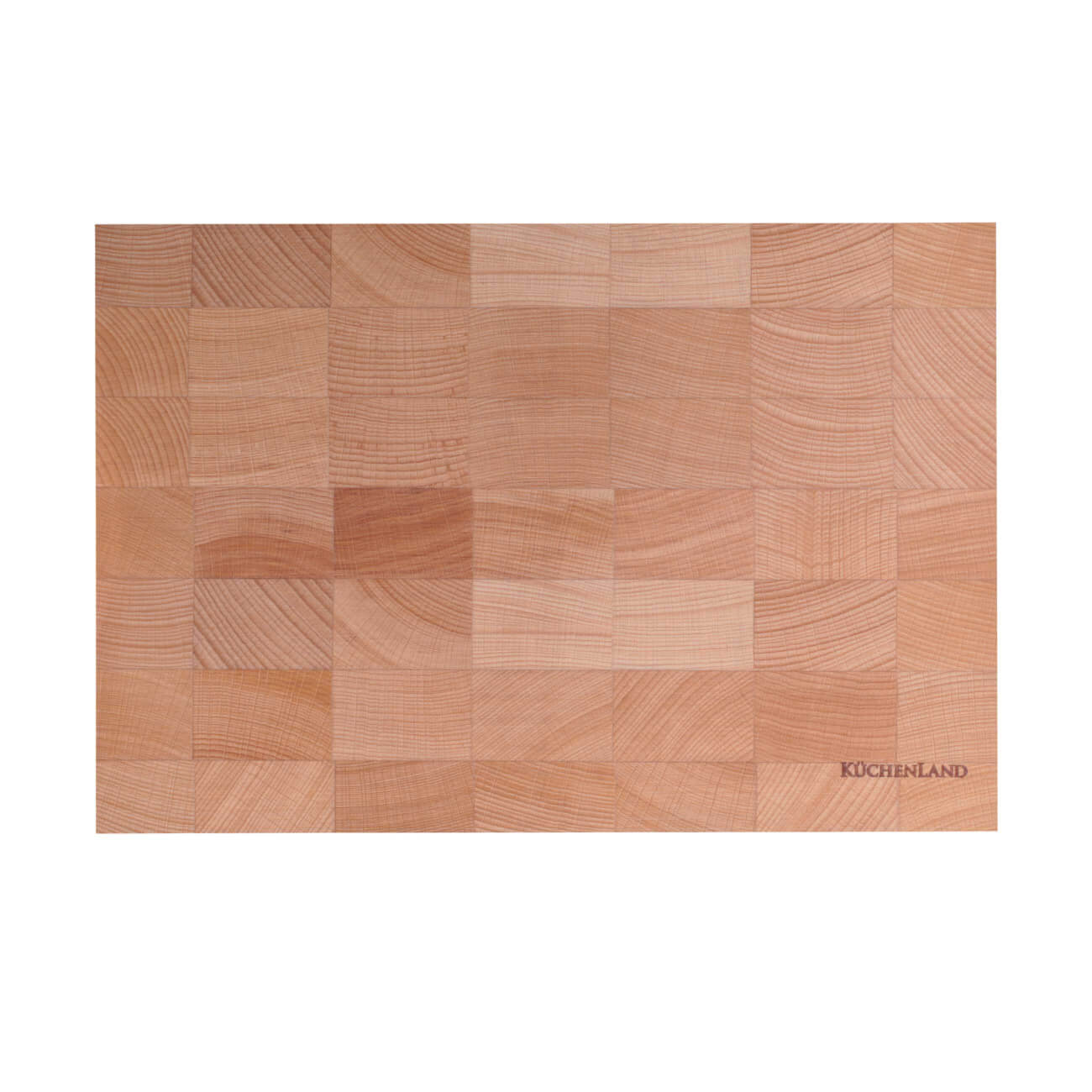 Доска разделочная, 30х20 см, бук, прямоугольная, торцевая, Полосы, B-wood деревянная разделочная доска xiaomi huohou firewood ebony wood cutting board hu0019