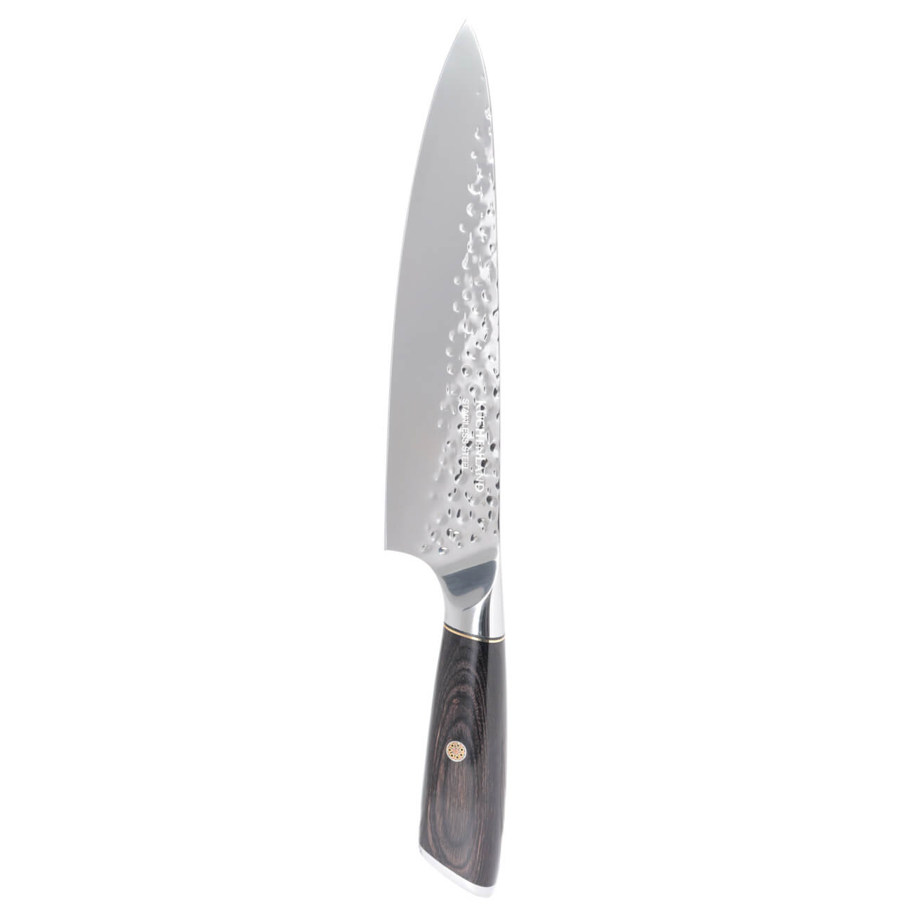 Нож поварской, 20 см, сталь/дерево, Kenly blade нож для пиццы и теста доляна blade 20 см ручка soft touch фиолетовый