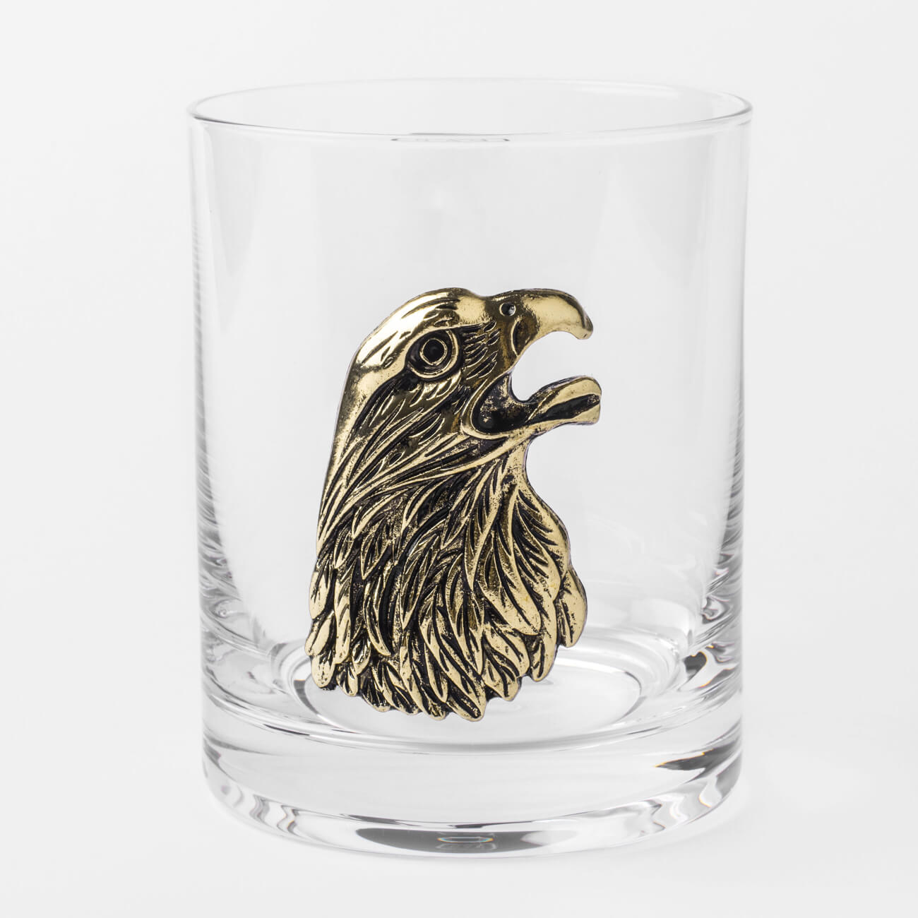 Стакан для виски, 340 мл, стекло/металл, золотистый, Орел, Lux elements римский орел орел завоеватель