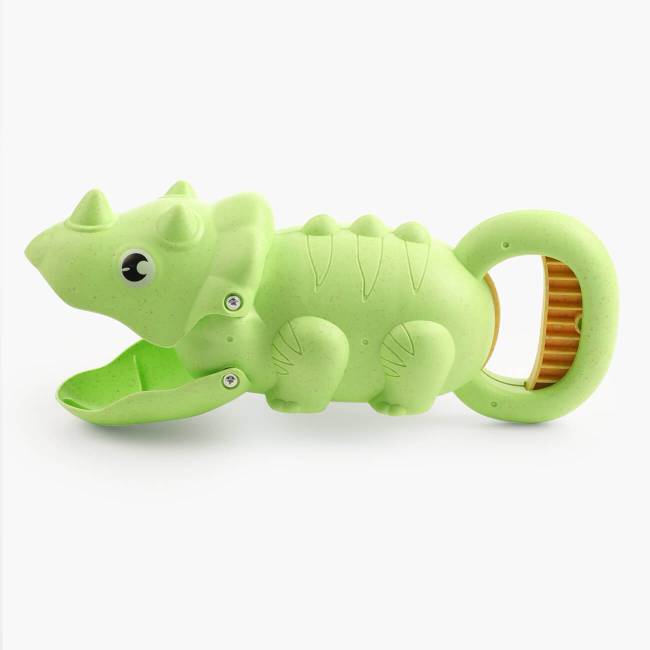 Игрушка для песка, 24 см, пластик, зеленая, Трицератопс, Dino интерактивная игрушка динозавр трицератопс