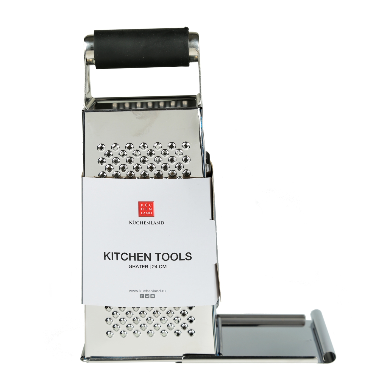 Терка, 24 см, четырехгранная, черная, Kitchen tools изображение № 6