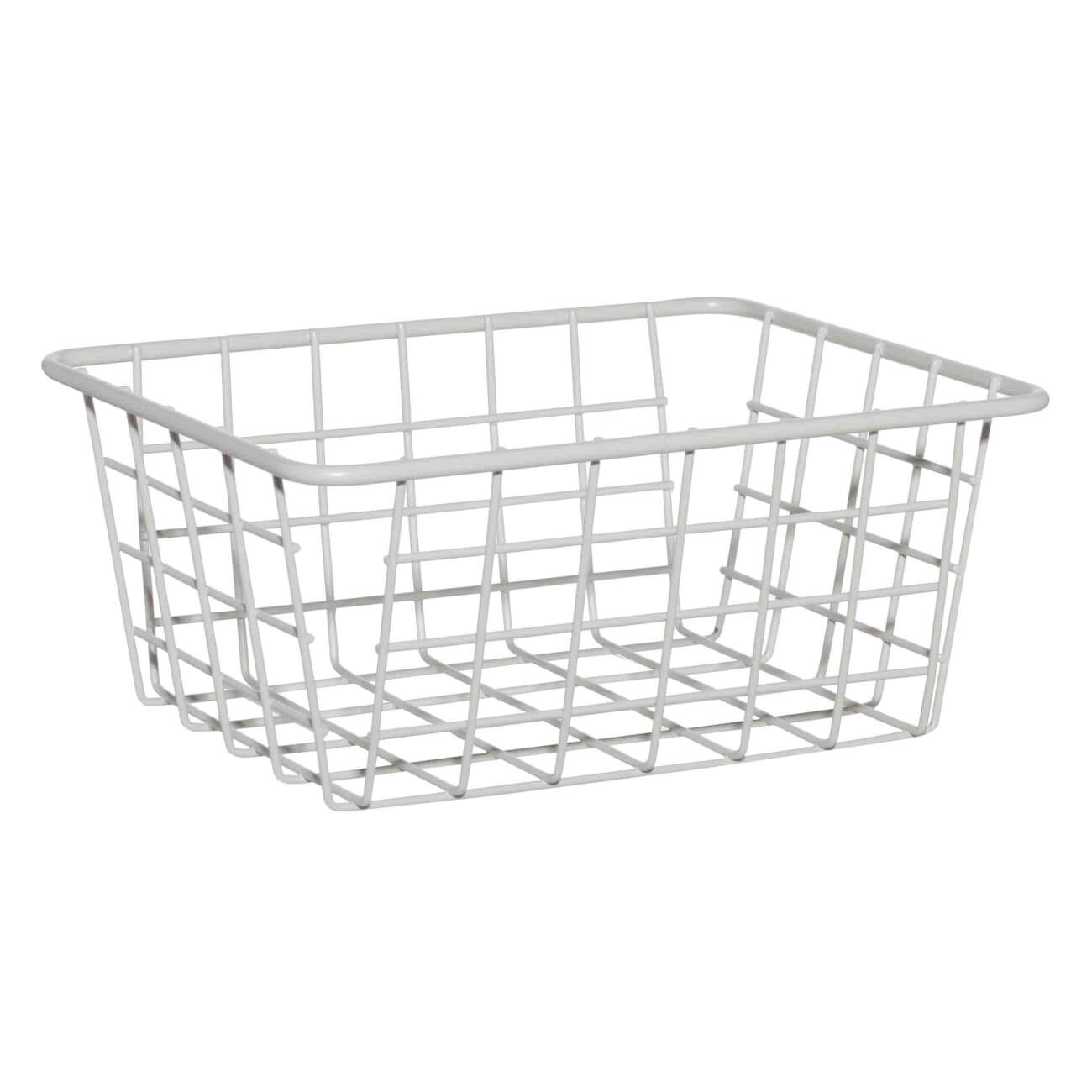 Корзина для хранения, 20х15х8 см, металл, прямоугольная, бежевая, Mesh basket изображение № 1