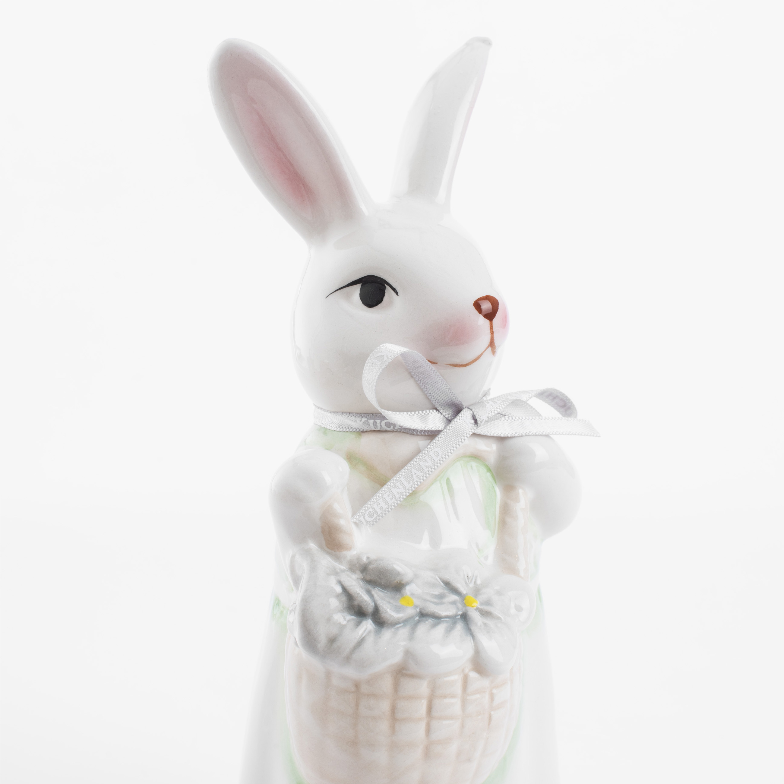 Статуэтка, 22 см, керамика, Крольчиха в платье и с цветами, Easter blooming изображение № 5