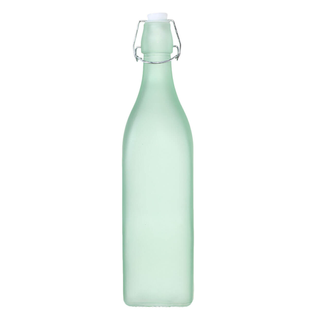 Бутылка для масла или уксуса, 1 л, с клипсой, стекло/металл, зеленая, Light kitchen бутылка для масла уксуса mallony 280мл стеклянная с дозатором 103805
