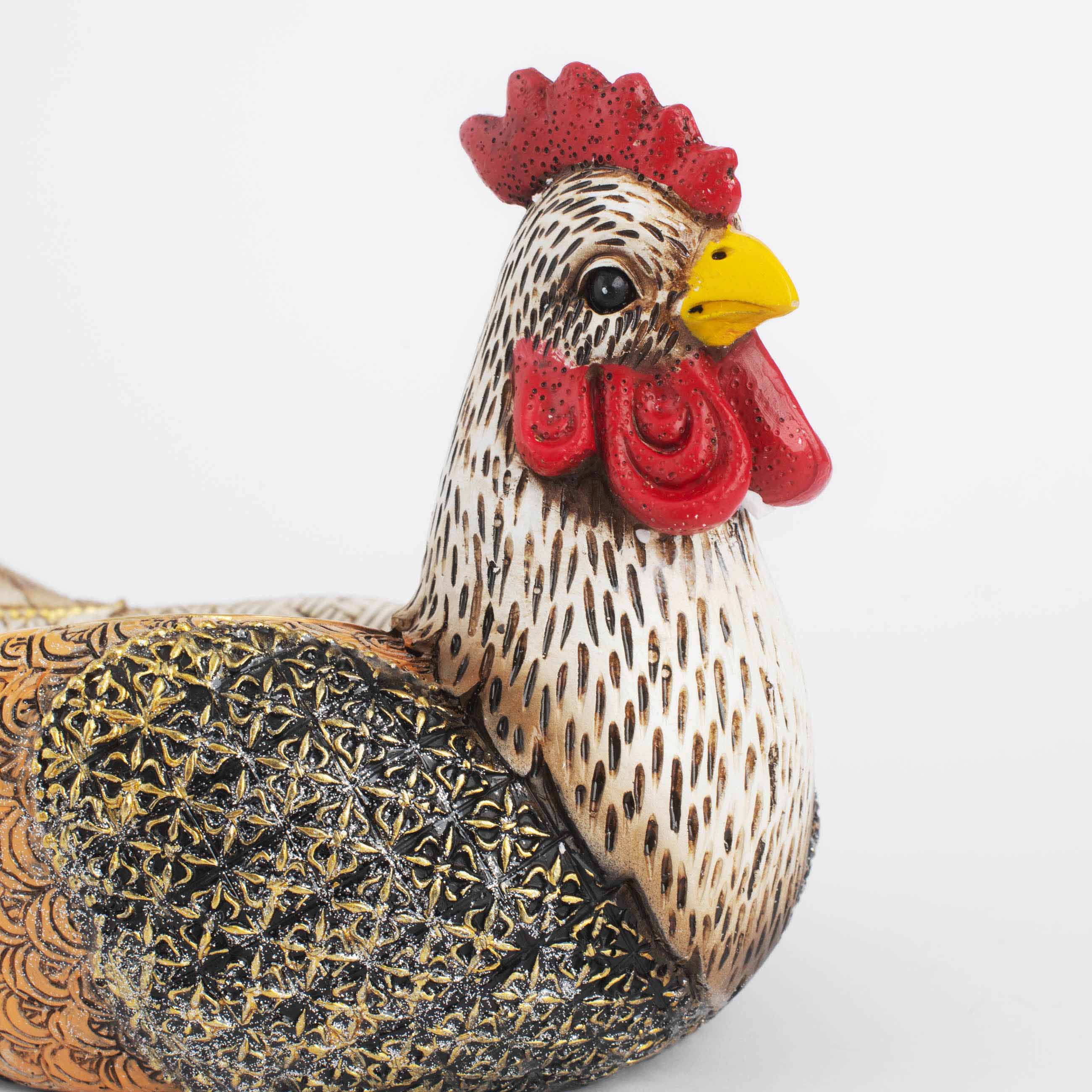 Конфетница, 25х17 см, полирезин, цветная, Курица, Natural Easter изображение № 5