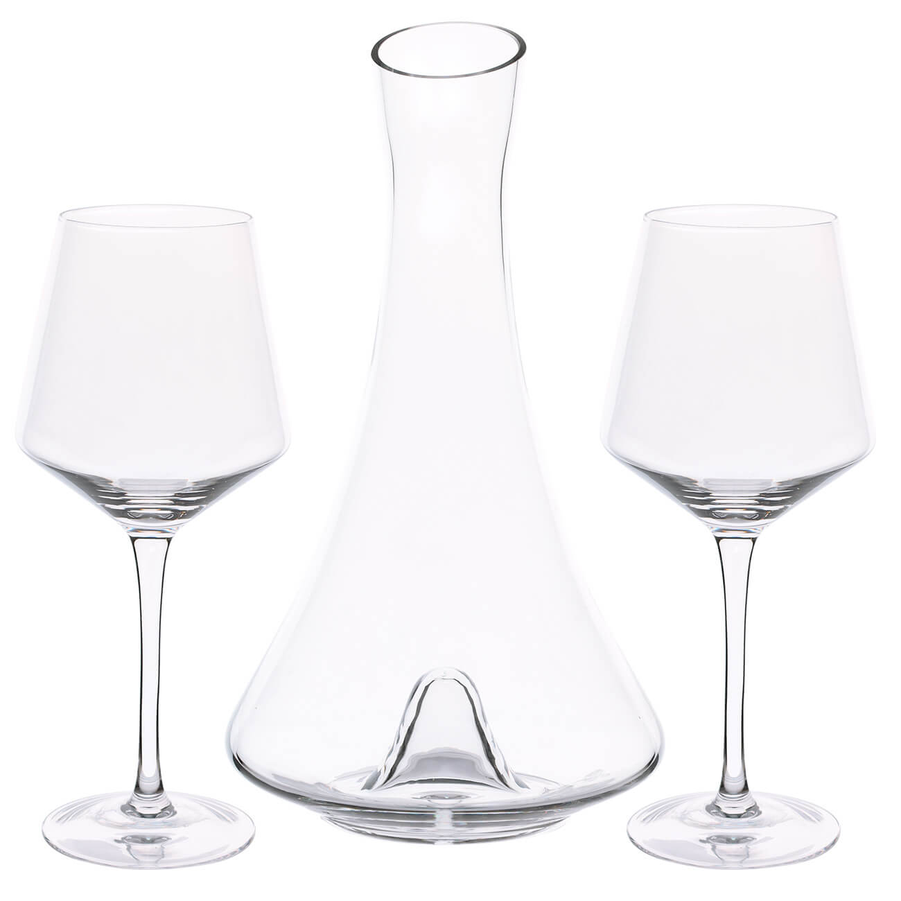 Набор для вина, 2 перс, 3 пр, стекло, Ambition подсвечник стекло на 1 свечу колба серебристая дымка 17х12 5х12 5 см