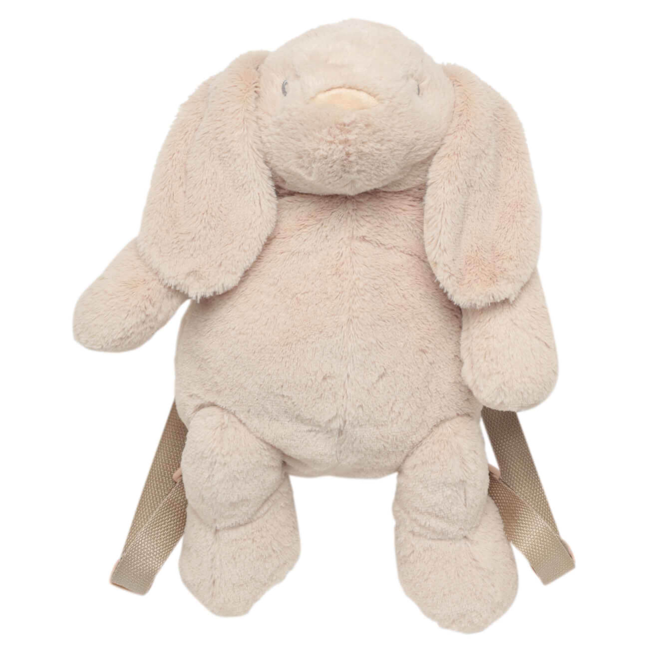 Рюкзак, 40х26 см, детский, плюш, бежевый, Зайка, Rabbit мягкая игрушка зайка снежок с длинными ушами в шарфе 20 см