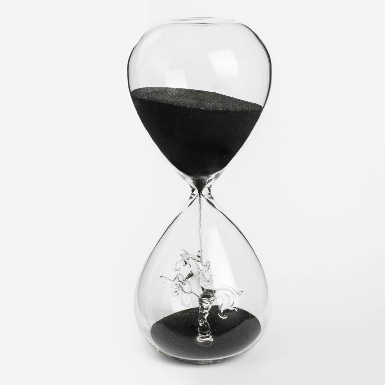 Часы песочные, 20 см, 15 минут, стекло/песок, Лошадь в песке, Sand time песочные часы с термомтером 29х14х8 3 см v t080 2