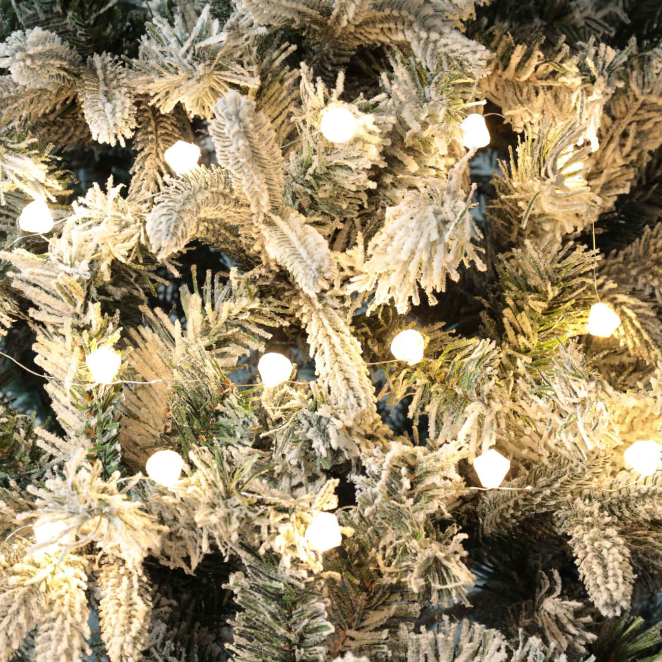 Гирлянда электрическая, 2 м, 20 ламп, белая, Кристаллы, Christmas