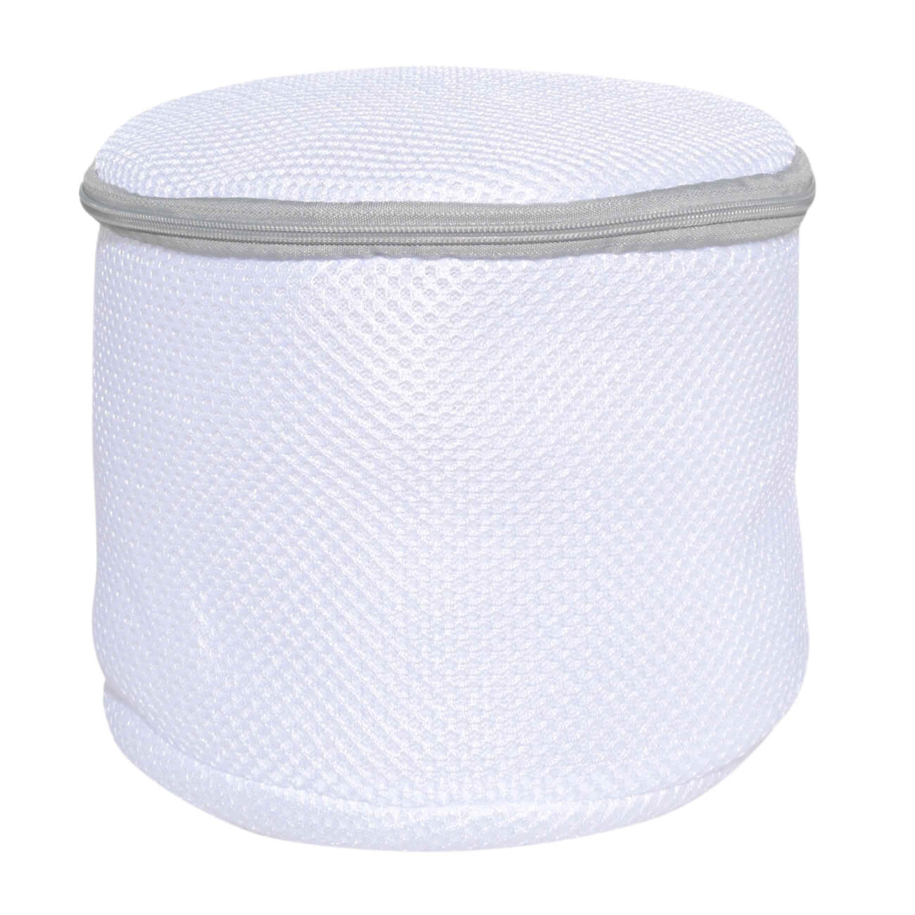 Мешок для стирки бюстгалтеров, 17х15 см, с защитой, полиэстер, бело-серый, Safety мешок для стирки нижнего белья 25х30 см полиэстер бело серый safety