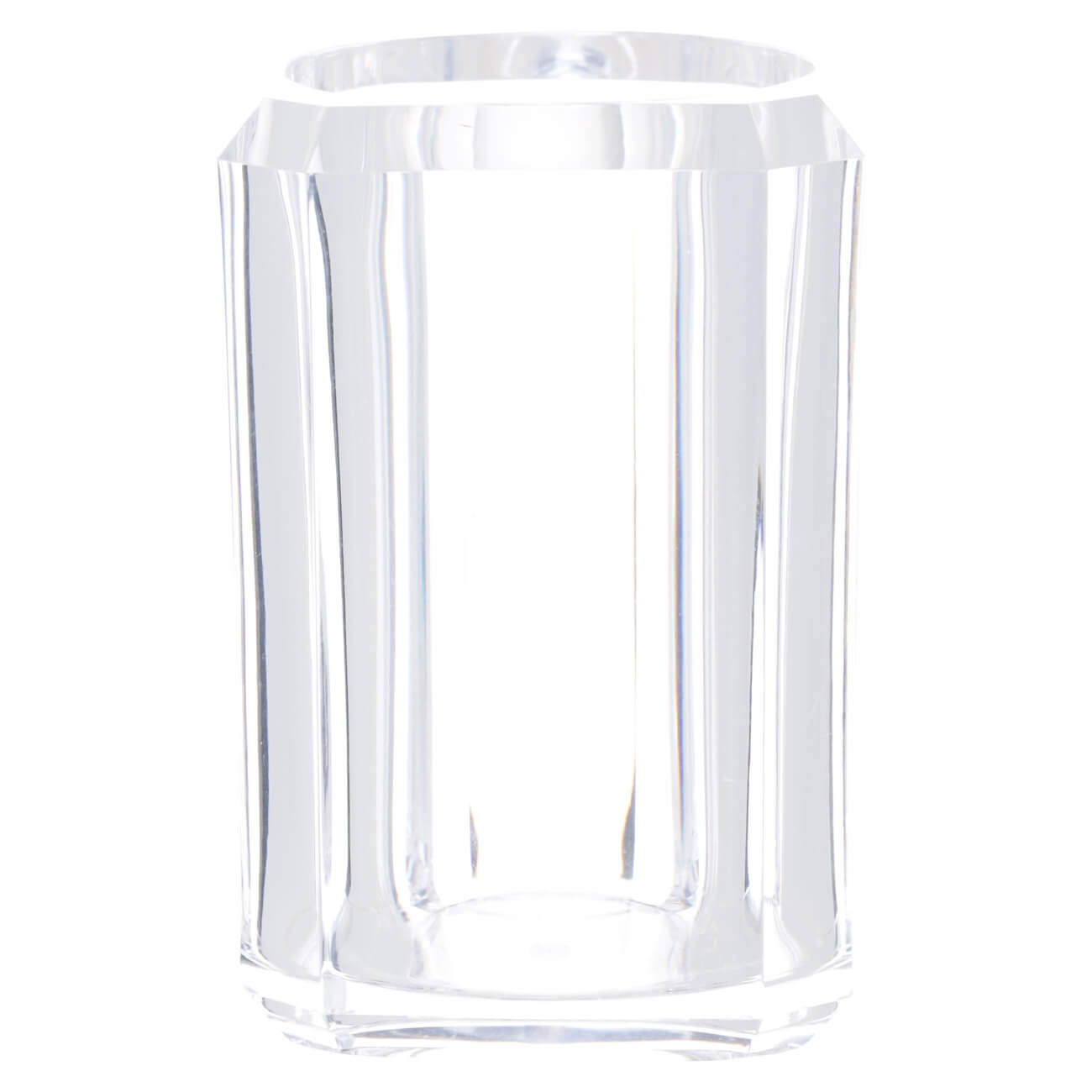 Стакан для ванной комнаты, 10 см, акрил, Crystal glance стакан для ванной hansgrohe logis universal хром белый 41718000