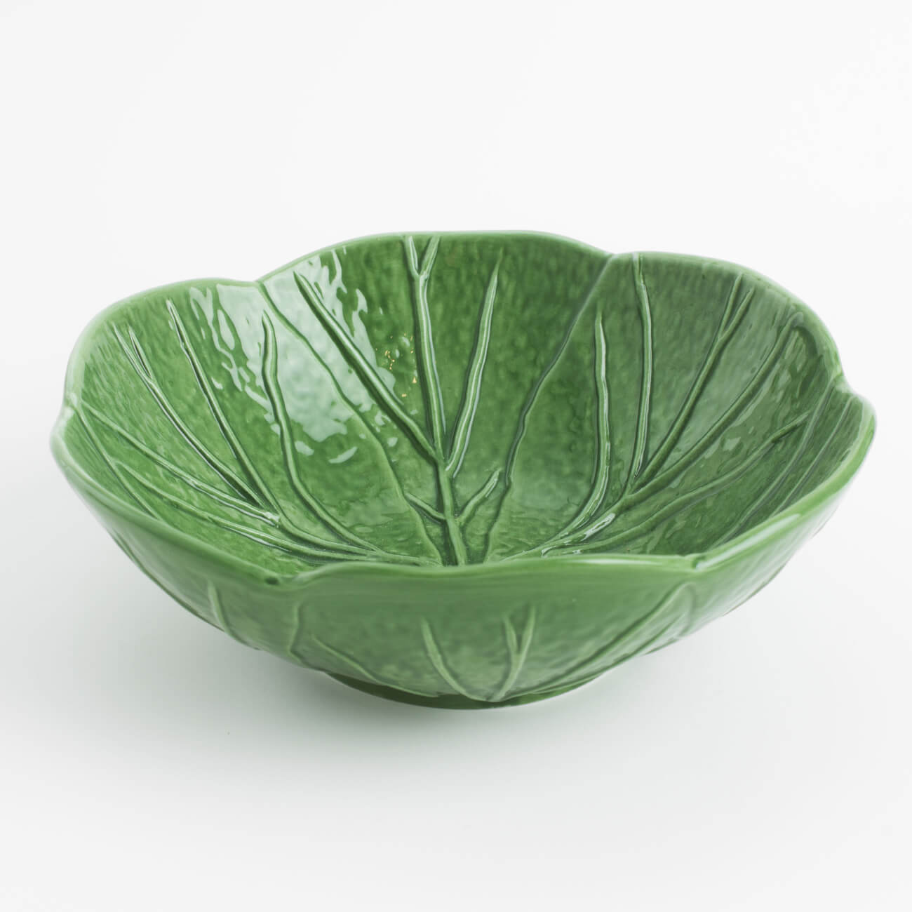 Салатник, 15х5 см, 350 мл, фарфор N, зеленый, Капуста, Cabbage салатник фарфор фигурный 24 см belle 0850076
