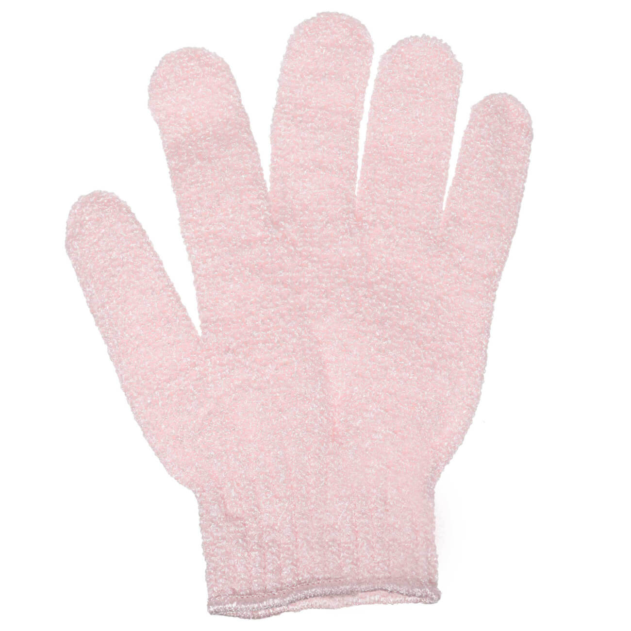 Перчатка для мытья тела, 20 см, 2 шт, отшелушивающая, нейлон, пудровая, Glamor перчатка для мытья тела 19 см 2 шт нейлон серая gentle spa