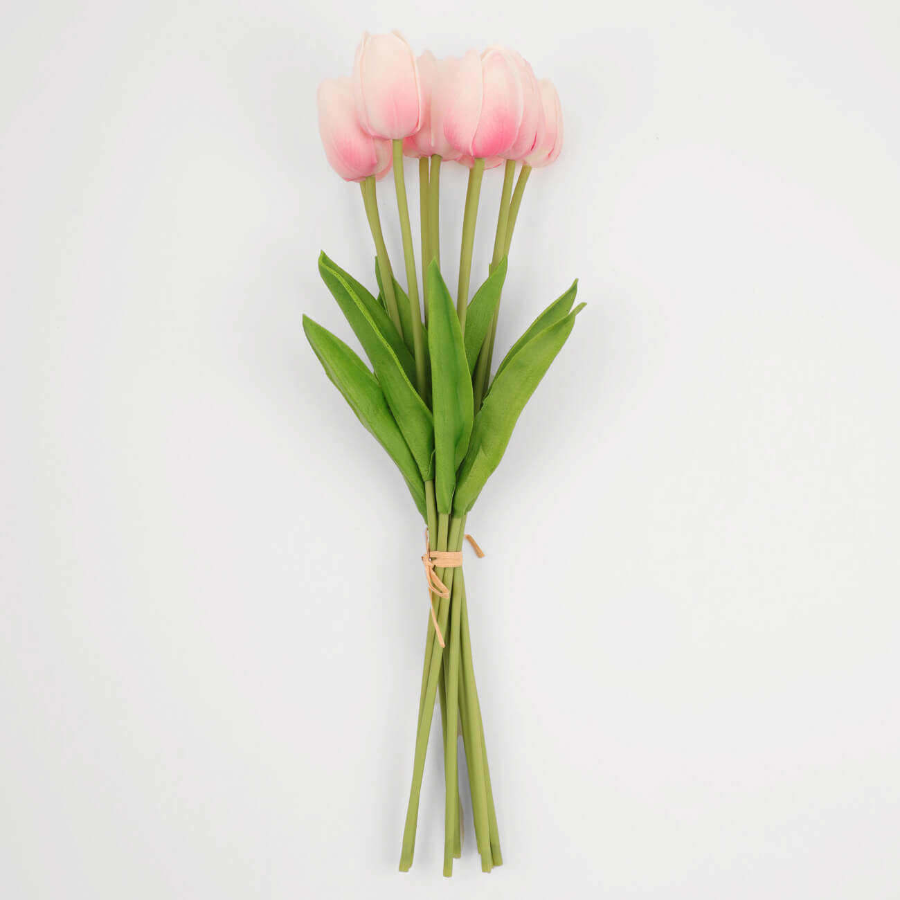Букет искусственный, 35 см, полиуретан, Розовые тюльпаны, Tulip garden матрёшка розовые ы 5 кукольная 14 см