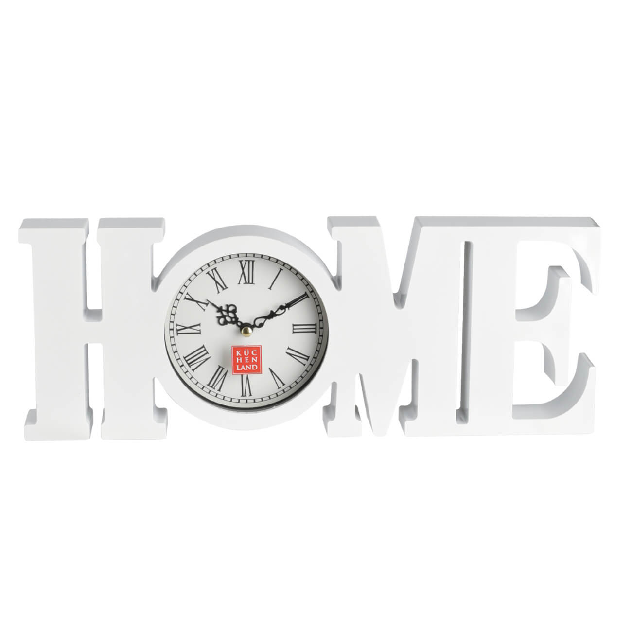 Часы настенные, 39х15 см, пластик/стекло, белые, Ноmе, Home deco настенные часы изящные черно белые 30x30 см