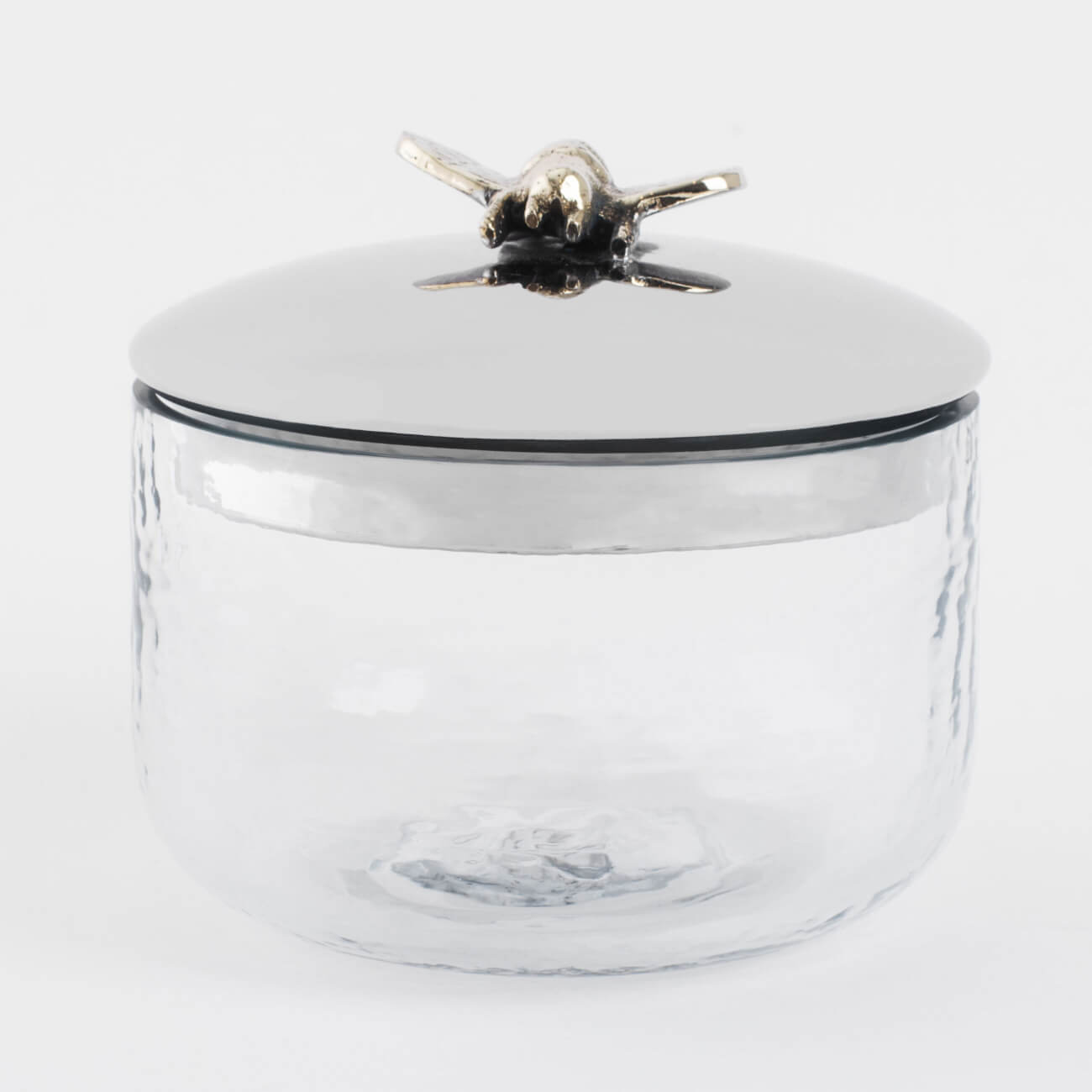 Емкость для хранения, 10х9 см, 550 мл, стекло/сталь, Пчела, Honey короб стеллажный для хранения с двойной крышкой