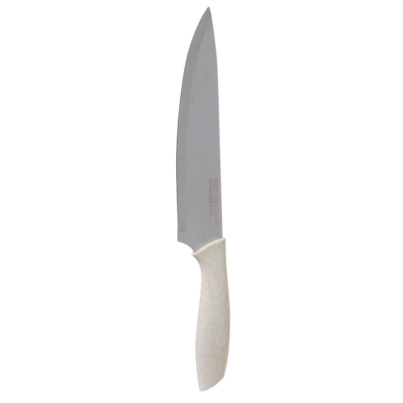 Нож поварской, 20 см, сталь/пластик, молочный, Speck-light нож для нарезки 15 см сталь пластик молочный speck light