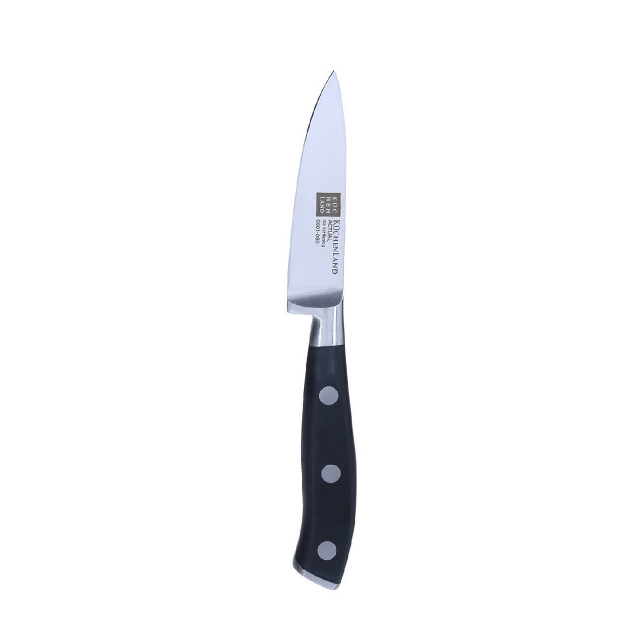 Kuchenland Нож для чистки овощей, 9 см, сталь/пластик, Actual кухонный нож для овощей накири western knife tojiro f 310 сталь vg 10 в картонной коробке