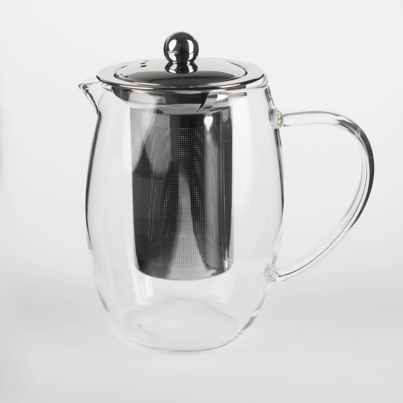 Чайник заварочный, 780 мл, стекло Б/сталь, Classic kuchenland чайник заварочный 900 мл стекло б clear