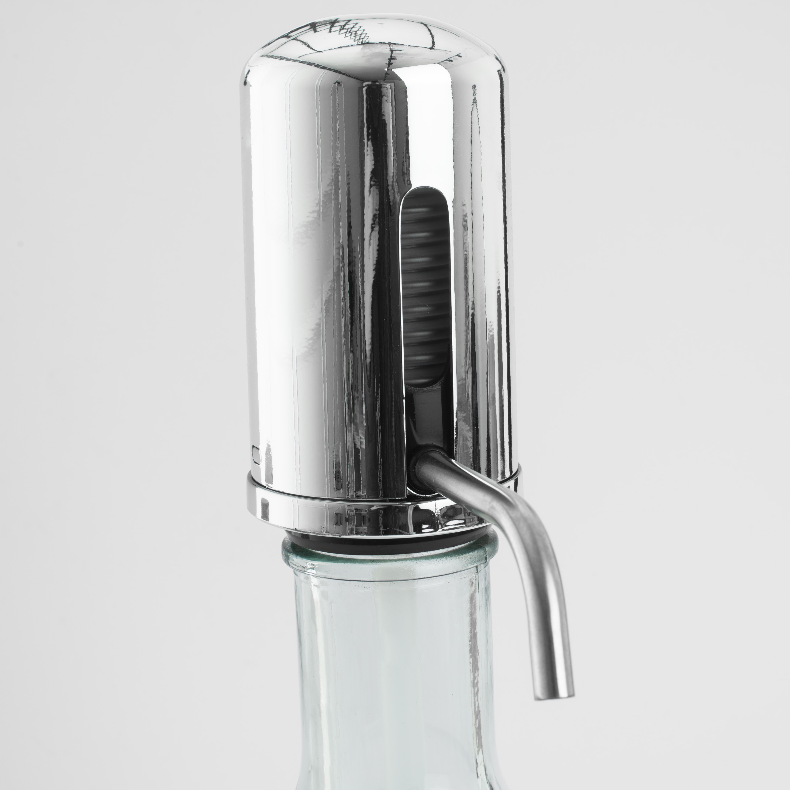 Диспенсер для напитков, 3,4 л, с помпой, стекло/пластик, Clear font изображение № 4