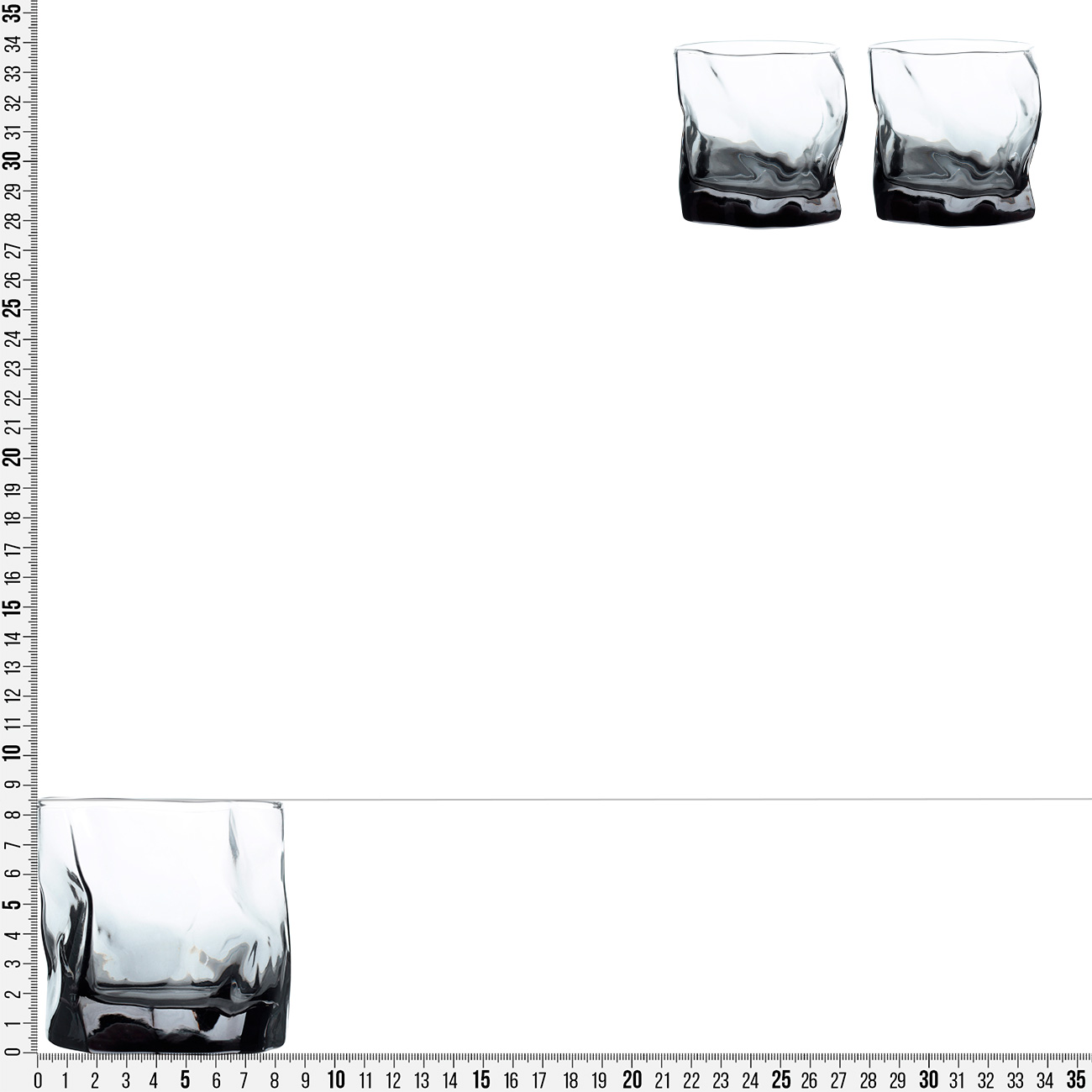 Стакан для виски, 245 мл, 2 шт, стекло, серый градиент, Slalom — купить в  интернет-магазине Kuchenland Home