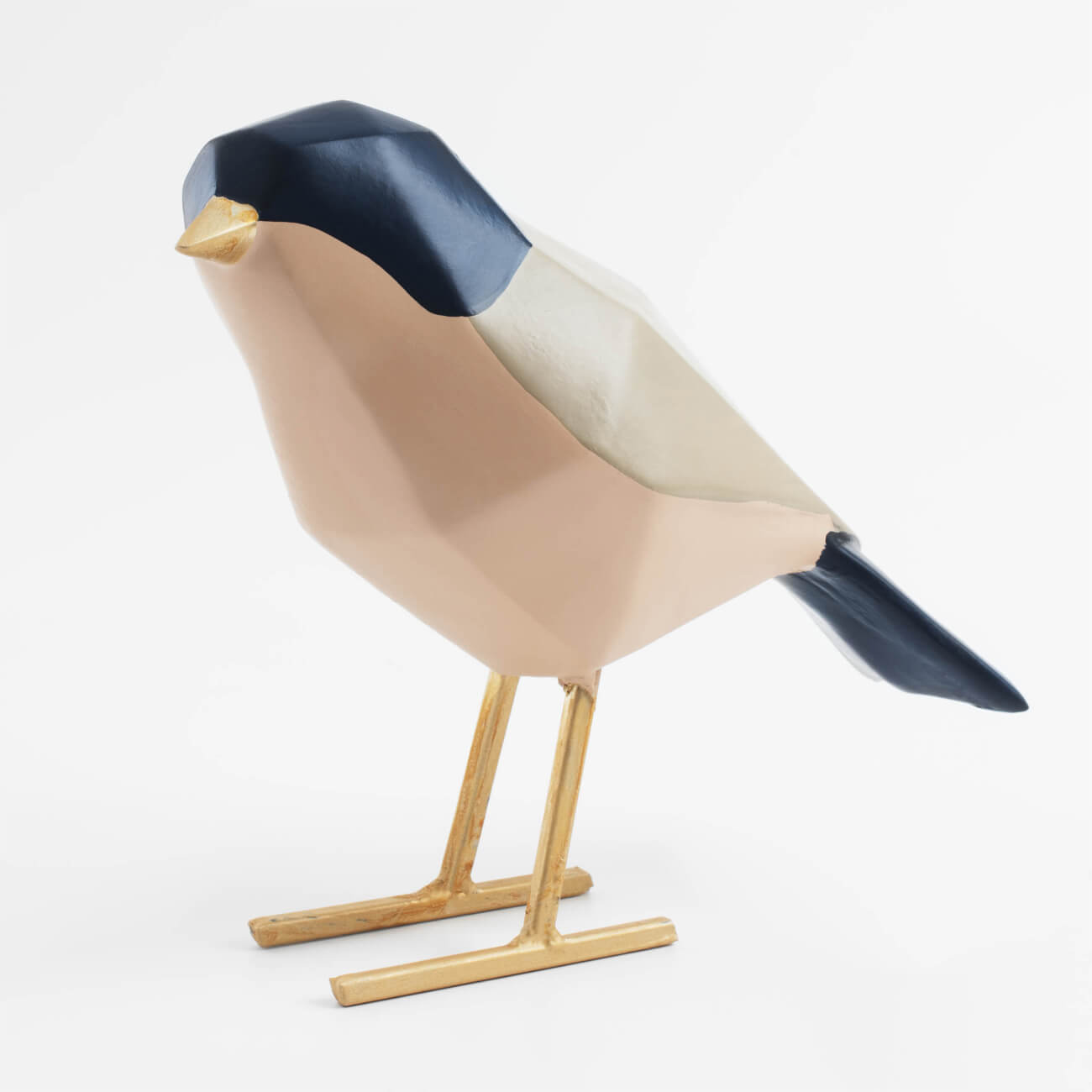 Статуэтка, 20 см, полирезин, бежевая, Птица, Art modern