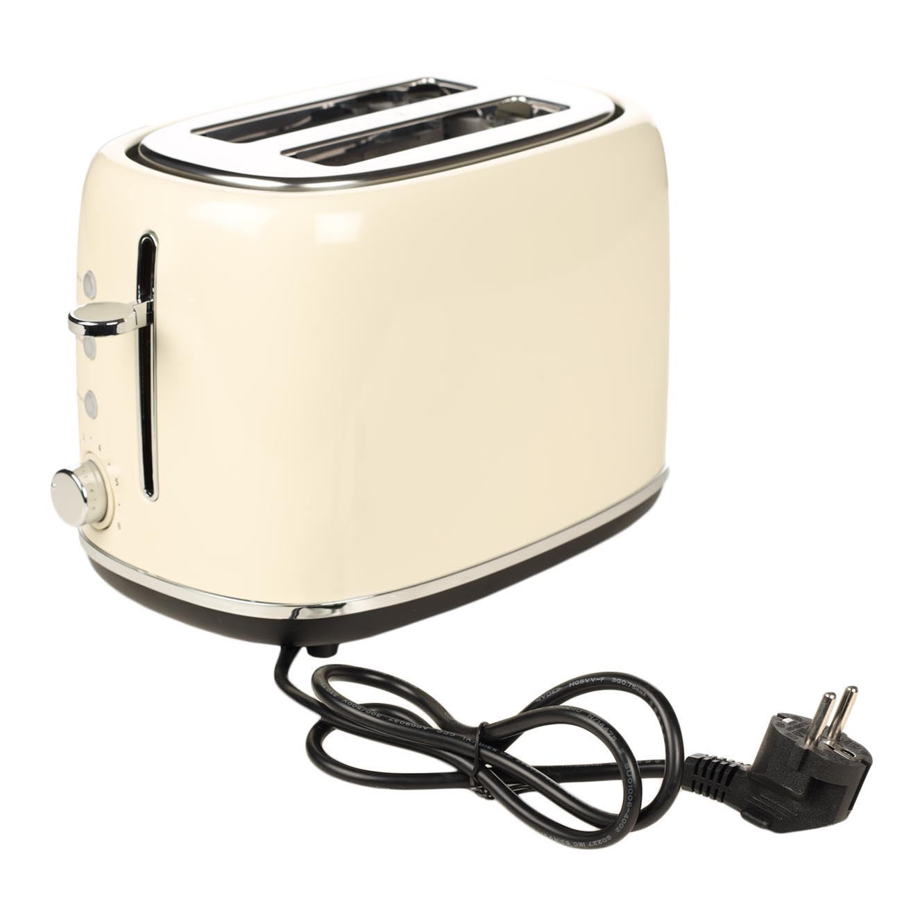 Тостер электрический, 730-870 Вт, 6 режимов, сталь/пластик, бежевый, Vintage kitchen изображение № 5