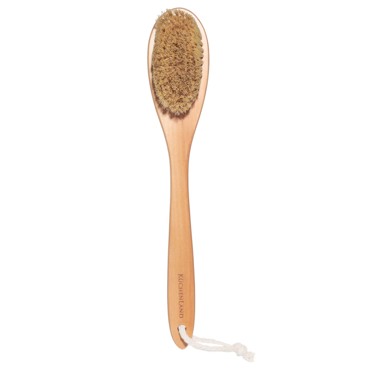 Щетка для сухого массажа, 38 см, дерево/растительное волокно, Bamboo spa щетка для сухого массажа lei натуральная щетина