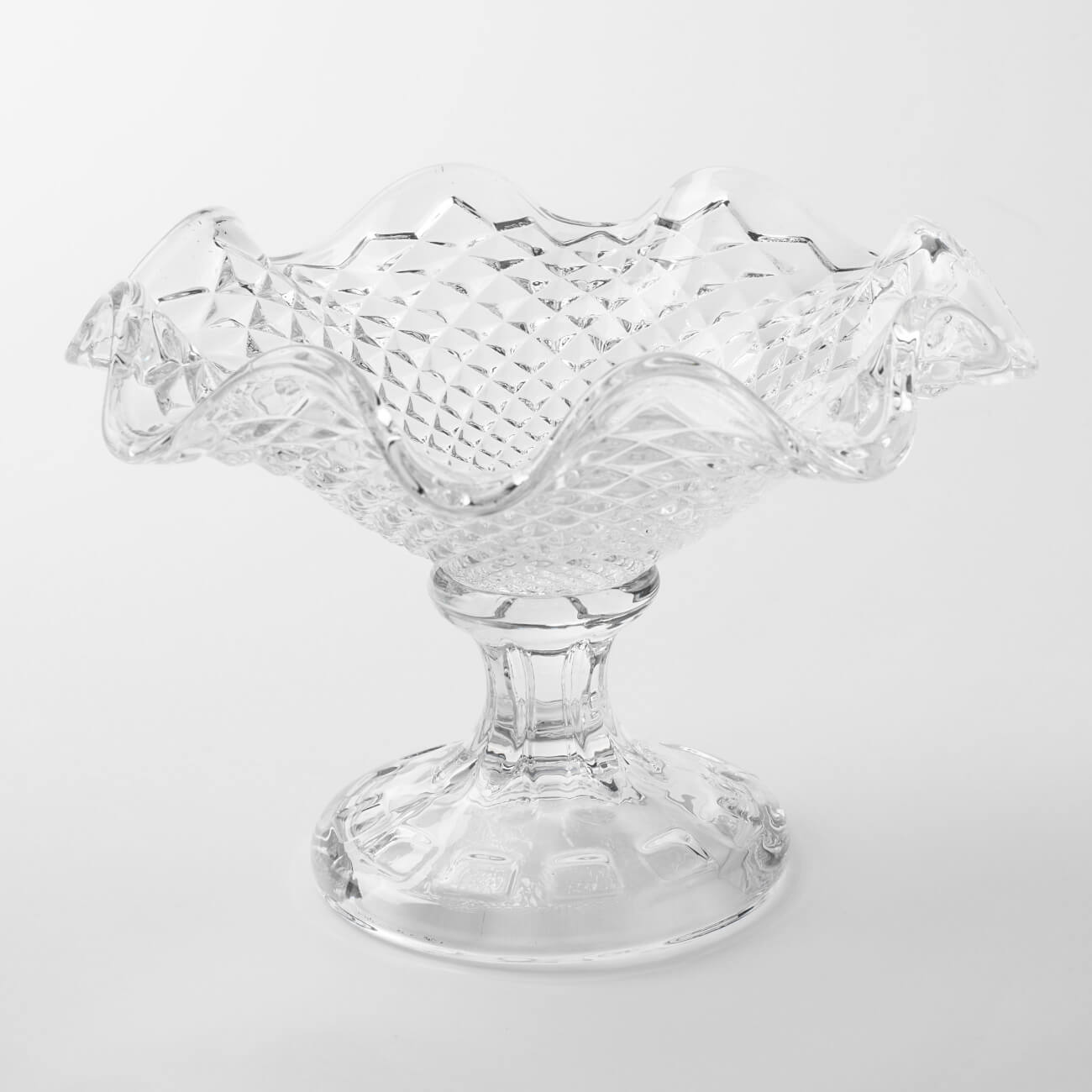 Конфетница, 18х12 см, на ножке, стекло Р, Naiad kuchenland набор для ванной 3 пр стекло пластик naiad