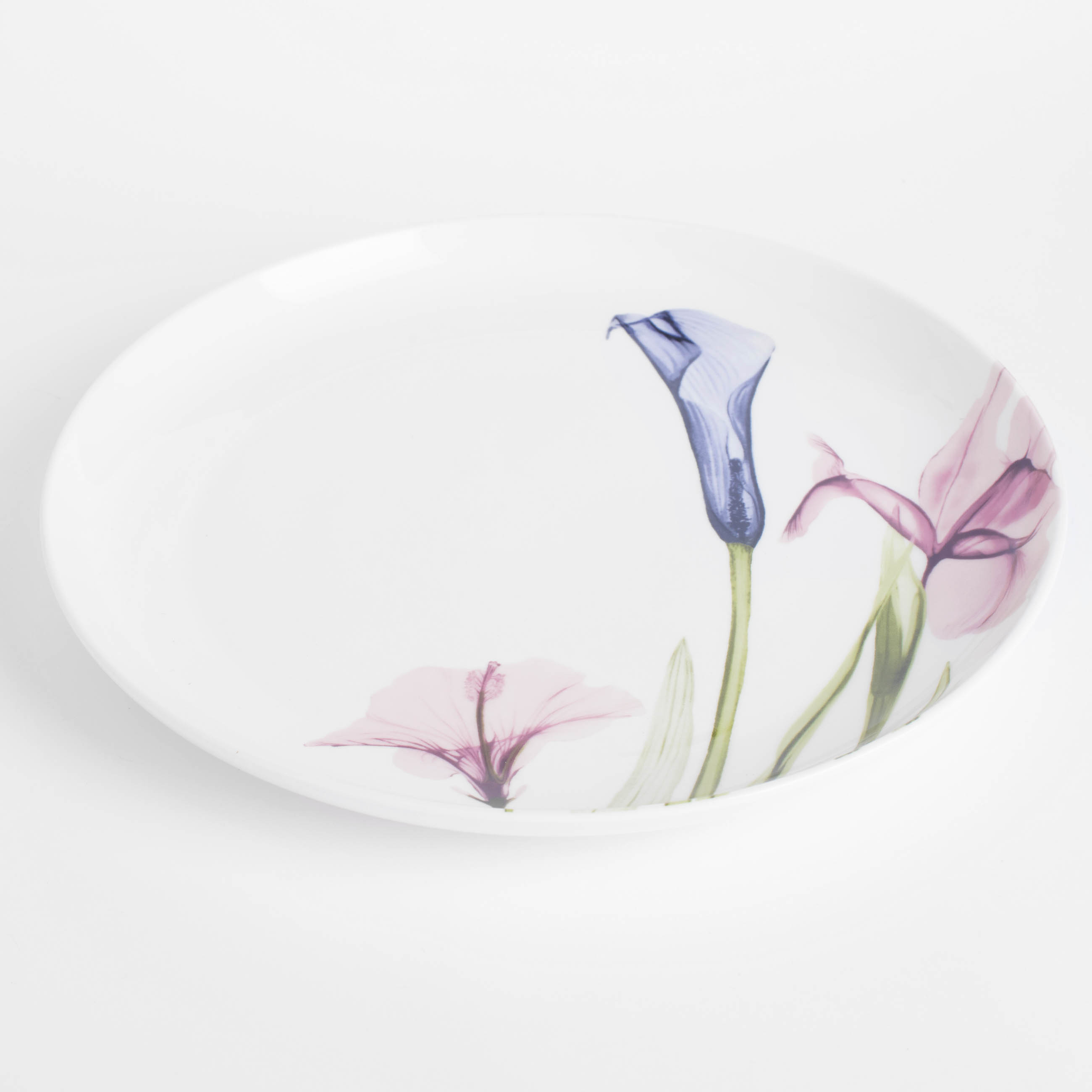 Тарелка обеденная, 27 см, фарфор N, белая, Пастельные цветы, Pastel flowers изображение № 2