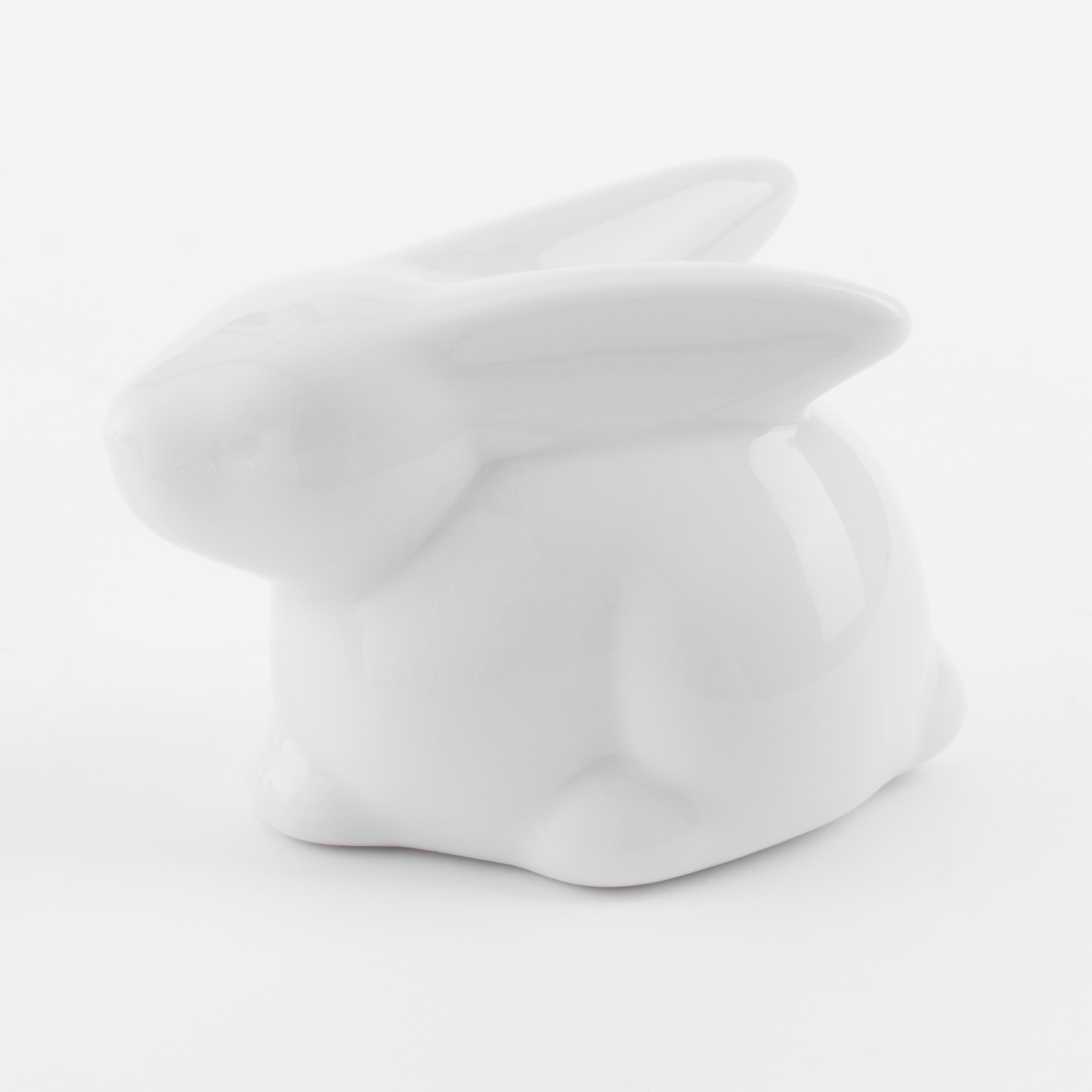 Статуэтка, 5 см, фарфор P, белая, Кролик с цветком, Pure Easter изображение № 4